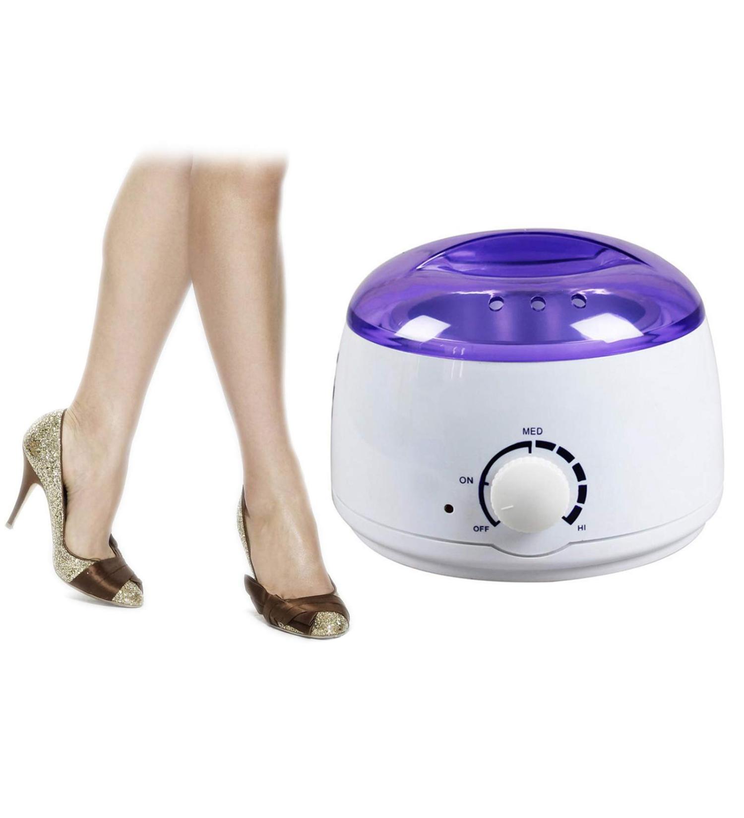 Jzhen Wax Warmer Heater Kits Waxing Pot Heater Warmer for Women or Men to Hair Removal (Purple) - Buy Online on GoSupps.com