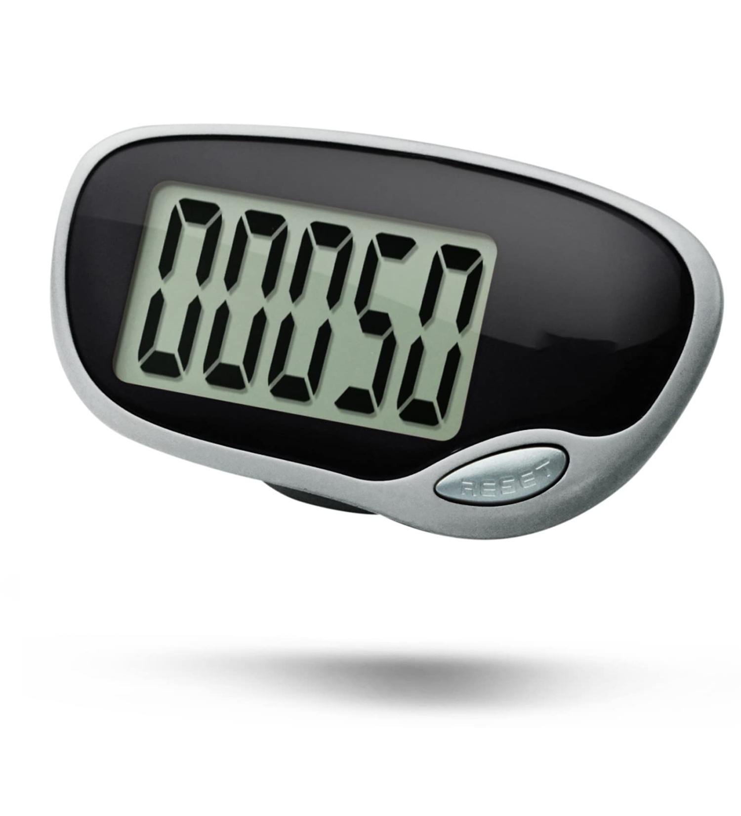 MOLIONS Pedometer for Walking - Simple Step Counter with Large Display - Accurate Tracker for Men, Women, Kids, and Elderly - Black 1 Pack - Buy Online on GoSupps.com