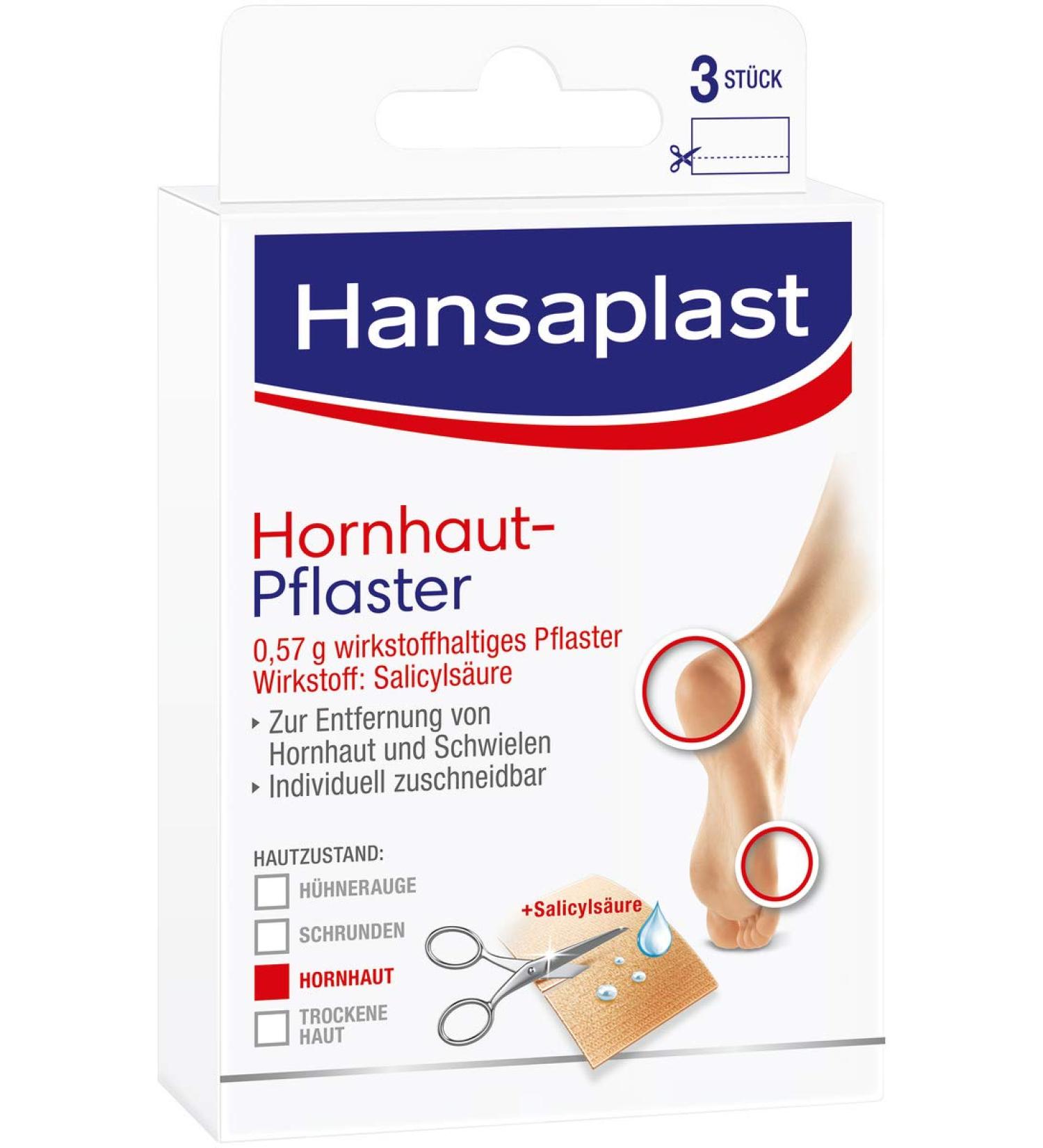 Buy Hansaplast Cornea Plasters - 3 Cropable Soft Plasters for Corns & Calluses | International Shipping - Buy Online on GoSupps.com