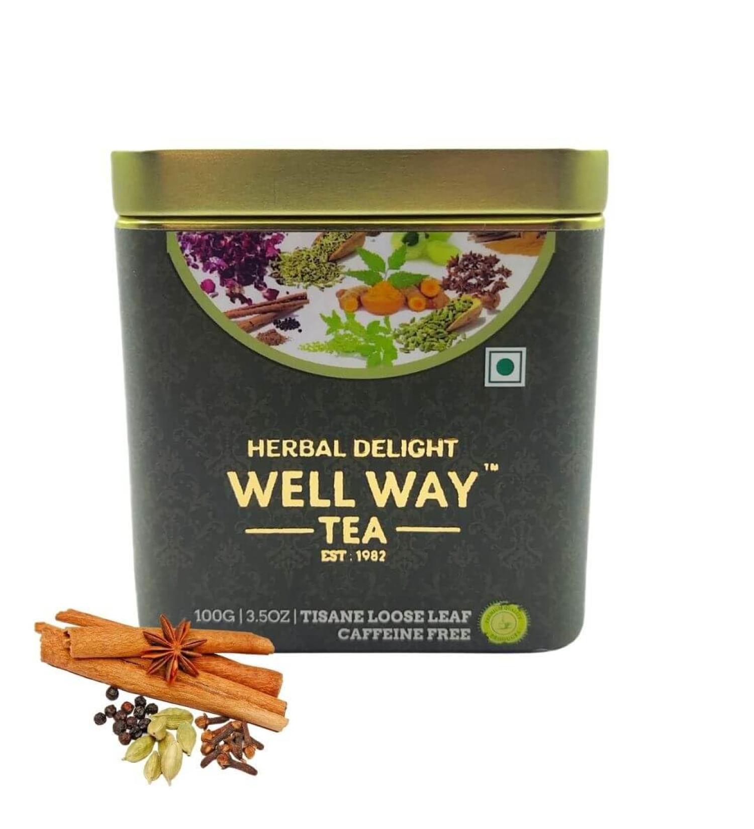 Wellway Herbal Delight Tea - 100 GM