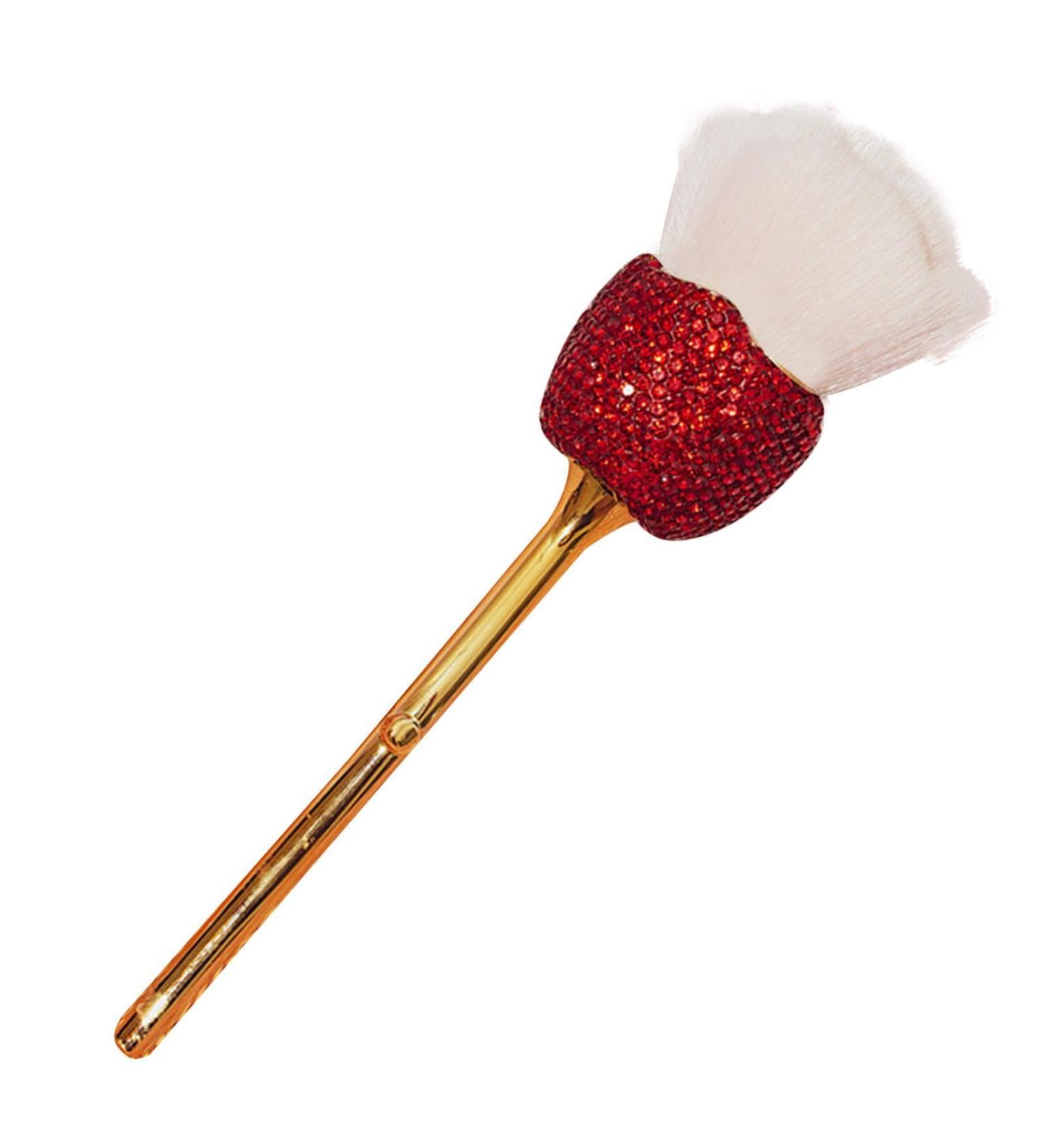 Powder Blusher Brush Makeup Blush Brush and Foundation Brush Cheek Blush Brush Foundation Brush Soft Fiber Bristle Facial Cosmetic Brush for Tool red - Buy Online on GoSupps.com