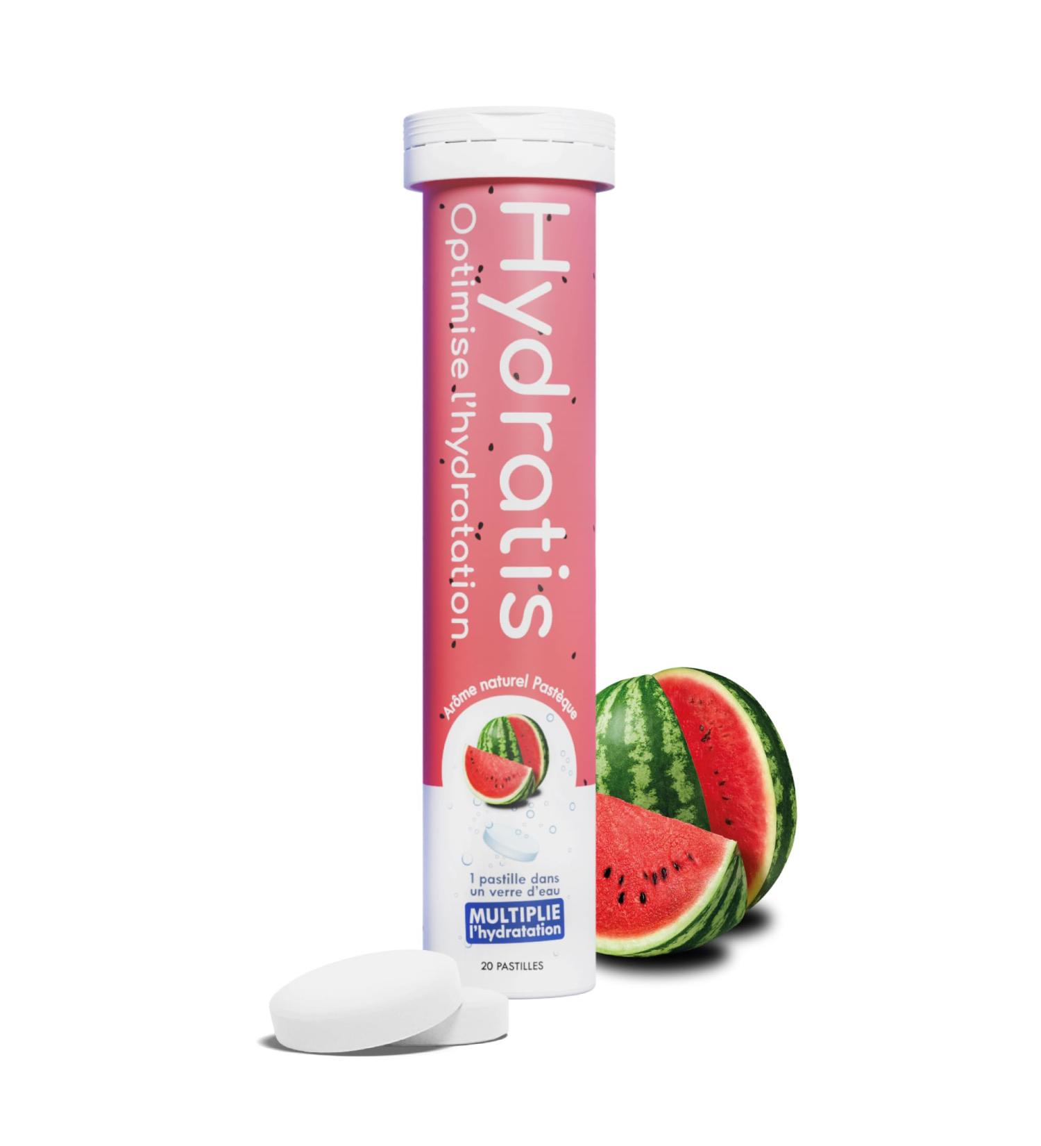 HYDRATIS - Pastilles Hydratation Electrolytes - Past que - Am liore l'Hydratation et Favorise l' nergie - Formule Isotonique - Sport R cup ration Bien- tre - 1 tube (20 Pastilles) - Buy Online on GoSupps.com