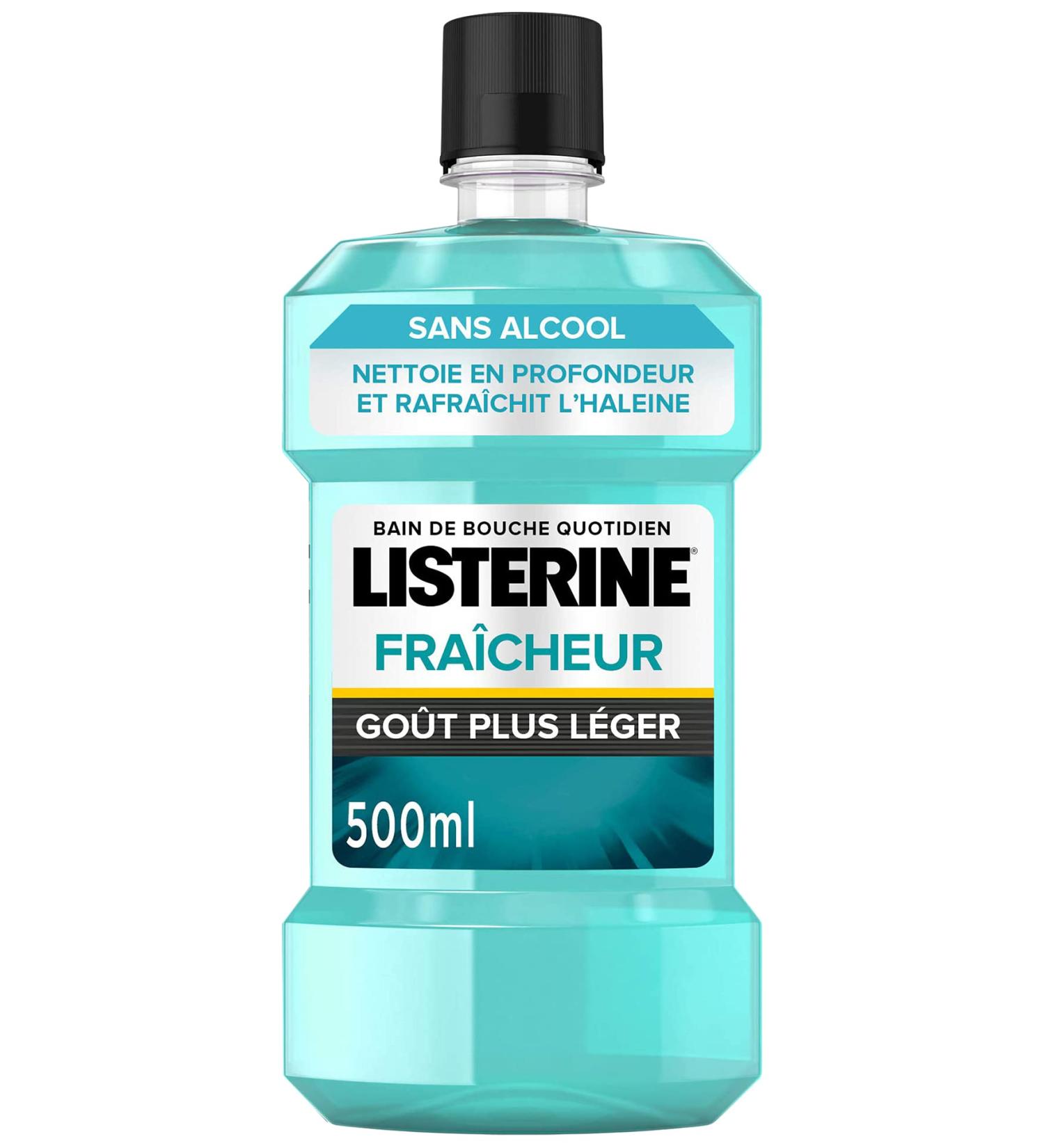 Listerine Mouth Bath Fresh taste lighter taste 500 ml - Buy Online on GoSupps.com