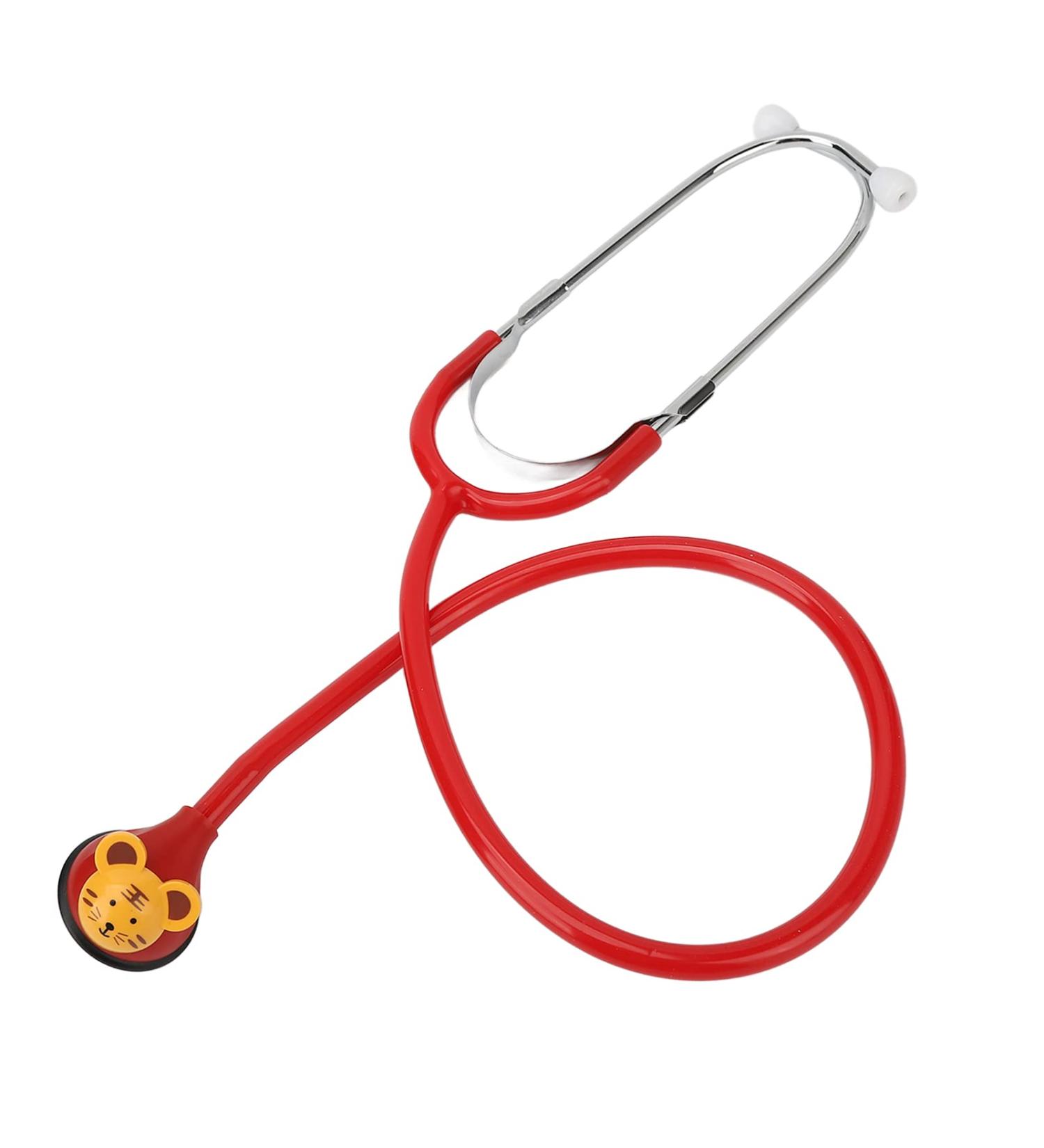 Pediatric Stethoscope - Cartoon Animals Design Ultra Thin Fiber Diaphragm 5 Heads - Best for Kids & Medical Professionals - Buy Online on GoSupps.com