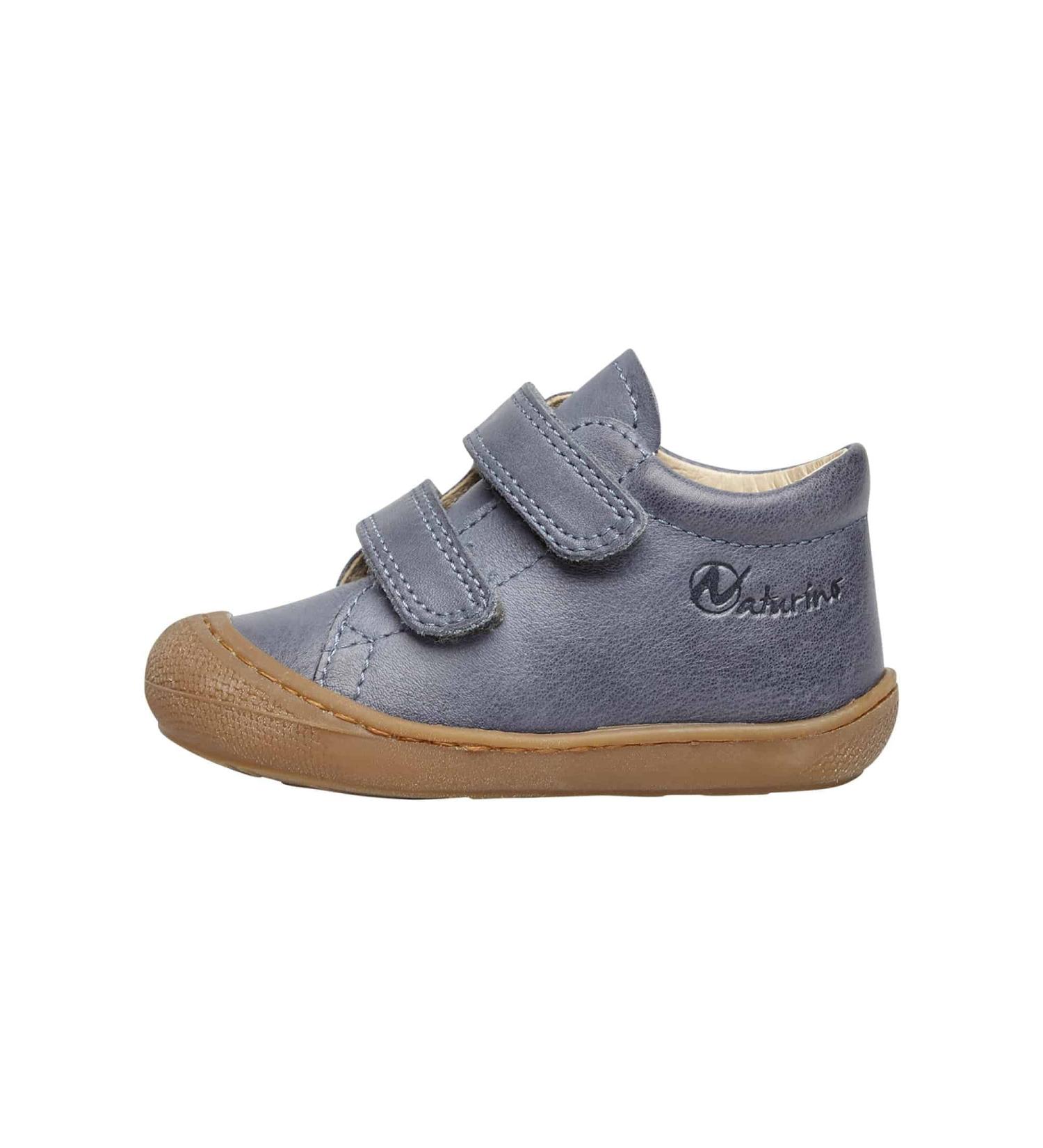 Naturino Cocoon VL Leather First Steps Shoes - 4.5 UK Child - Sky Blue - Buy Online on GoSupps.com