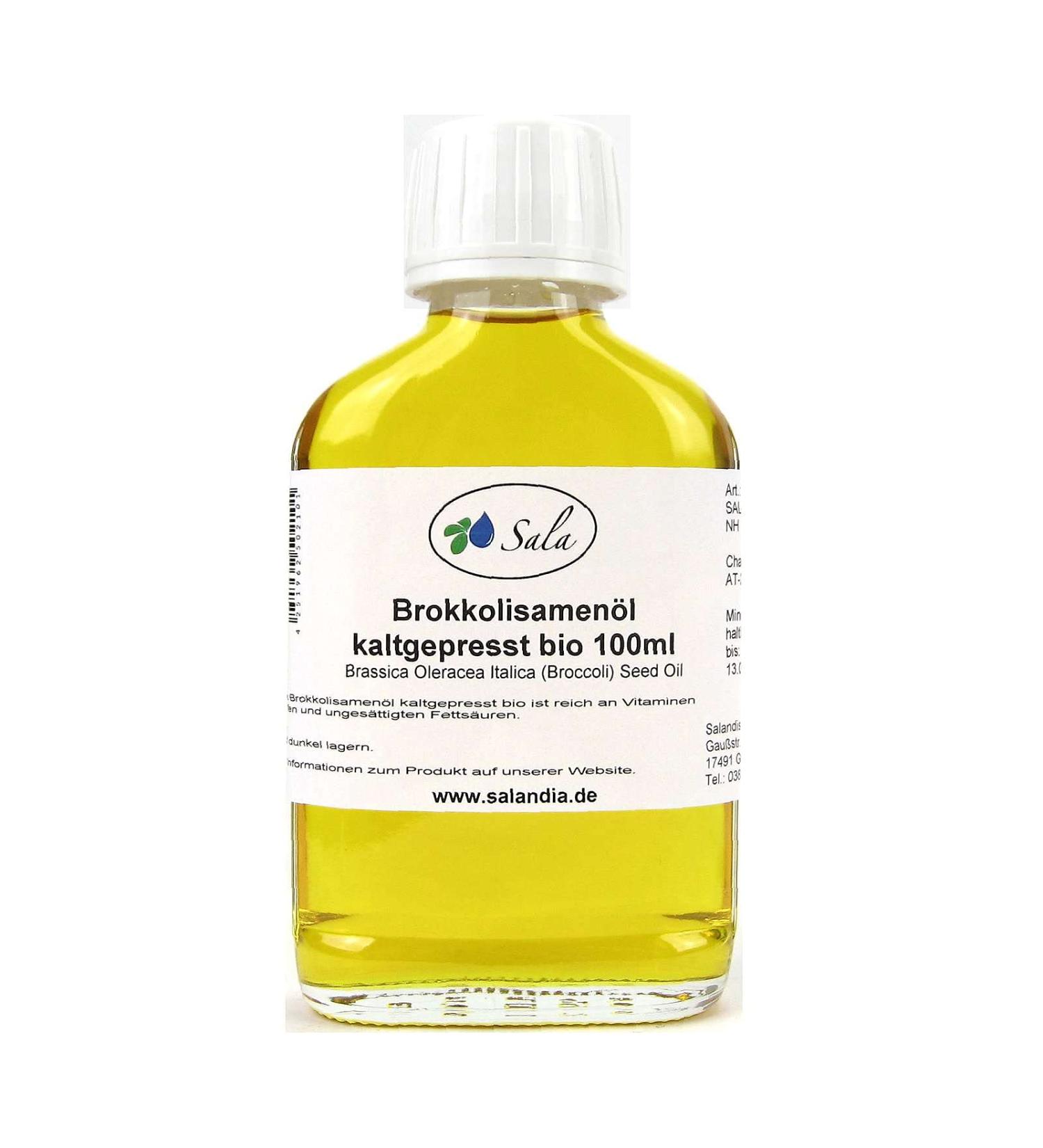 Sala Organic Cold Pressed Broccoli Seed Oil 100ml NH