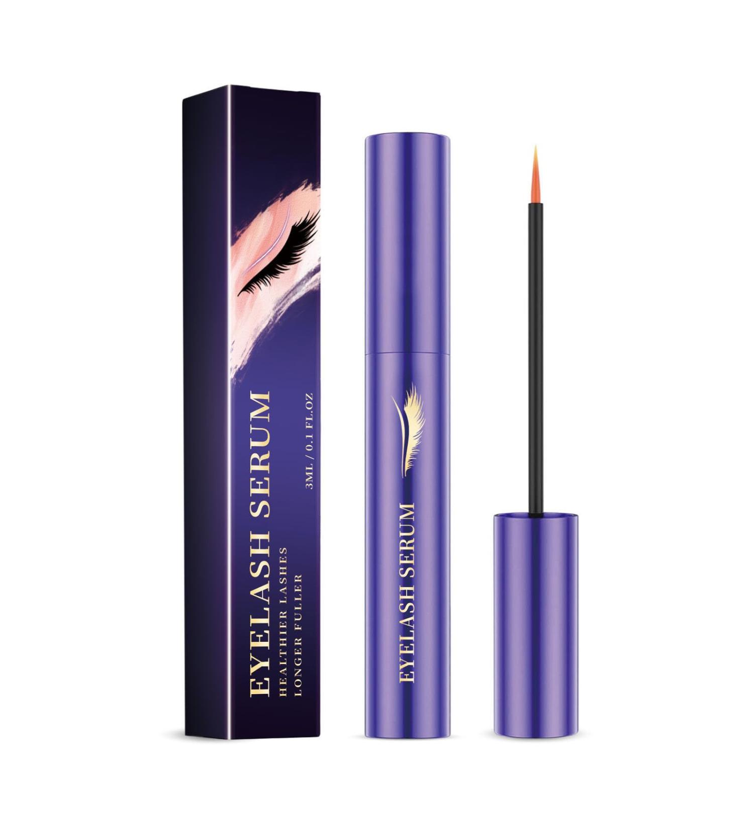 Lash Serum - Natural Eyelash Growth & Enhancer for Longer Thicker Lashes & Brows - Shop Internationally - Buy Online on GoSupps.com