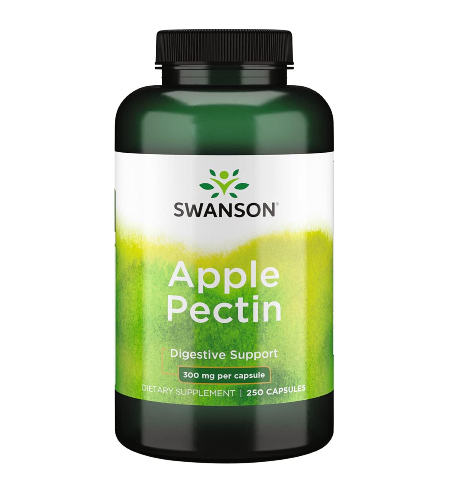Swanson Apple Pectin 300mg - 250 Capsules - Buy Online on GoSupps.com