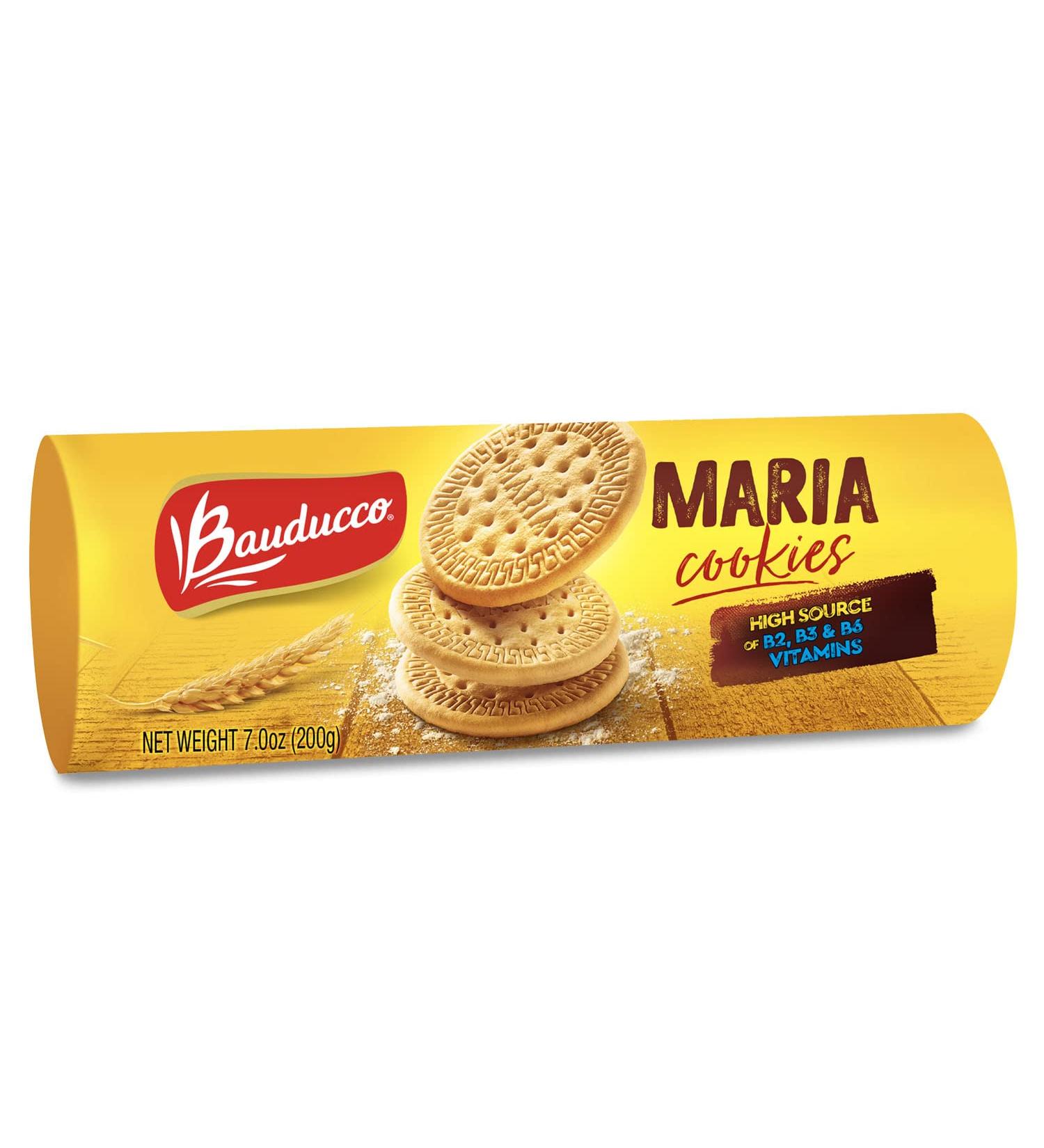 Bauducco Maria Cookies - Crispy & Delicious Snack for Coffee or Tea - No Artificial Flavors - 1 Pack - Buy Online on GoSupps.com