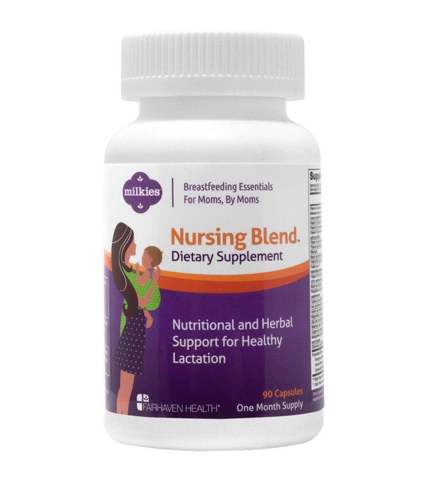 Fairhaven Health Milkies Nursing Blend - Breastfeeding Supplement 90 Veggie Caps - Buy Online on GoSupps.com