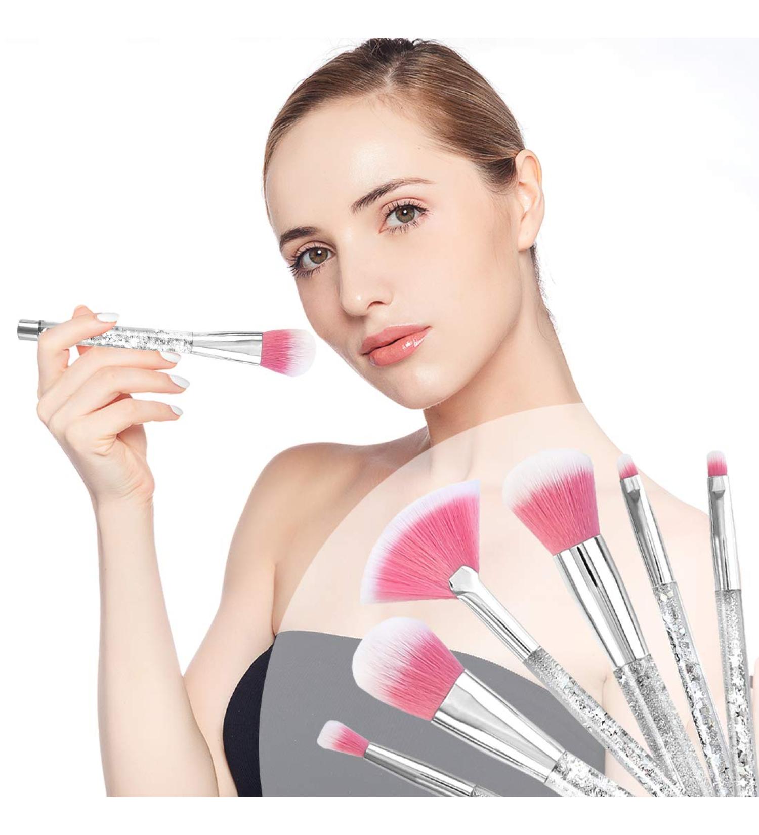 Premium Makeup Brush Set with Travel Bag | HyaiderTech Eyeliner & Blush Brushes - Buy Online on GoSupps.com