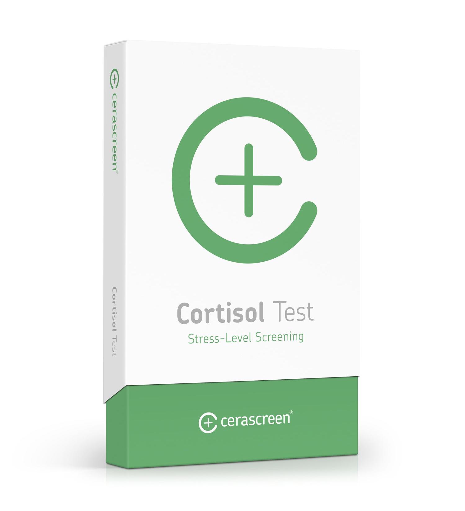 Cortisol Test Kit - Measure Stress & Hormones at Home | Cerascreen | Evaluate Exhaustion & Sleep Disorders - Buy Online on GoSupps.com