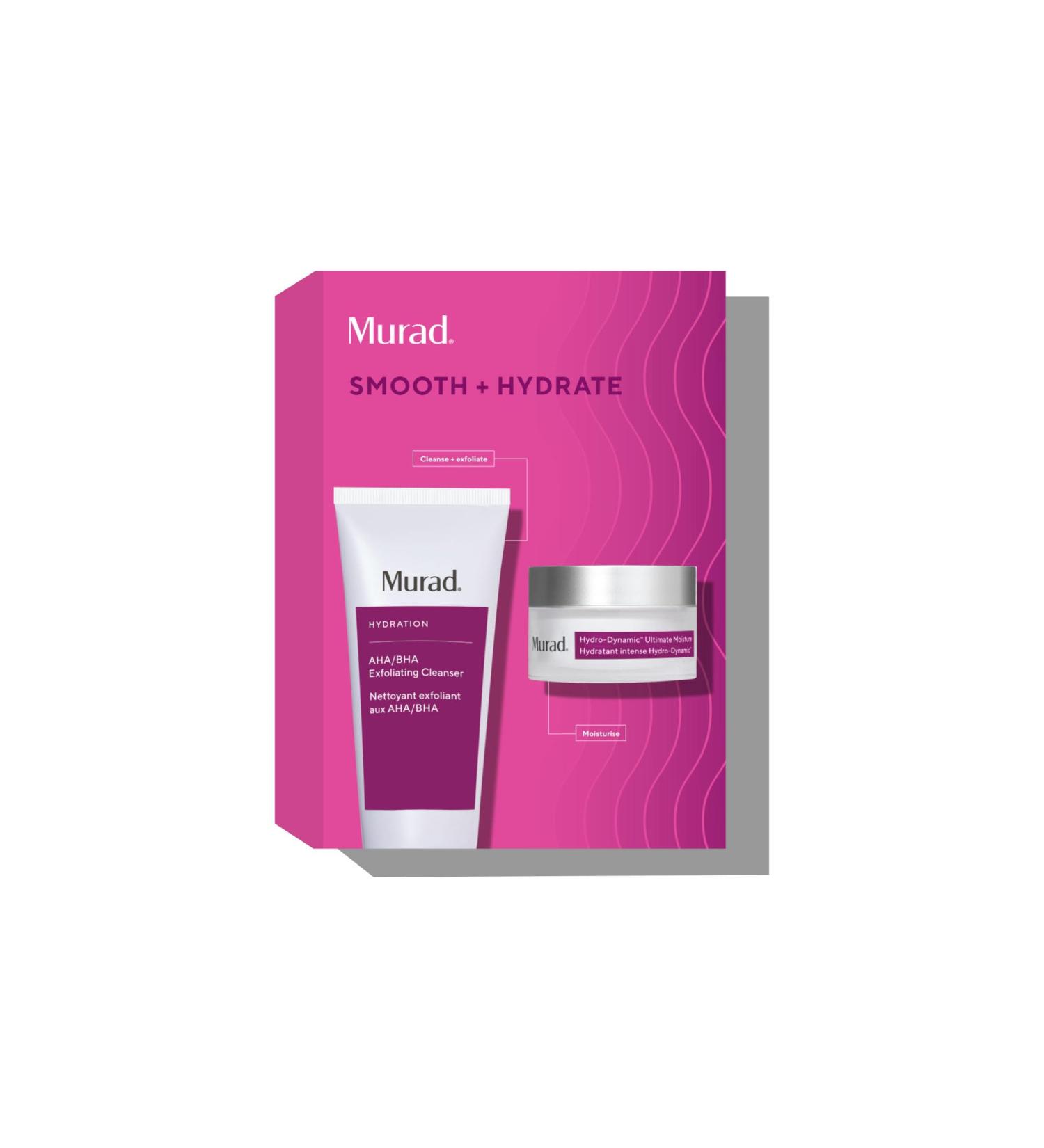 Murad AHA/BHA Exfoliating Cleanser - Hydration Exfoliating and Moisturising Salicylic Lactic and Glycolic Acid Face Wash - Creamy Skin Smoothing Treatment Backed by Science 200ml Cleanser - Moisturiser - Buy Online on GoSupps.com