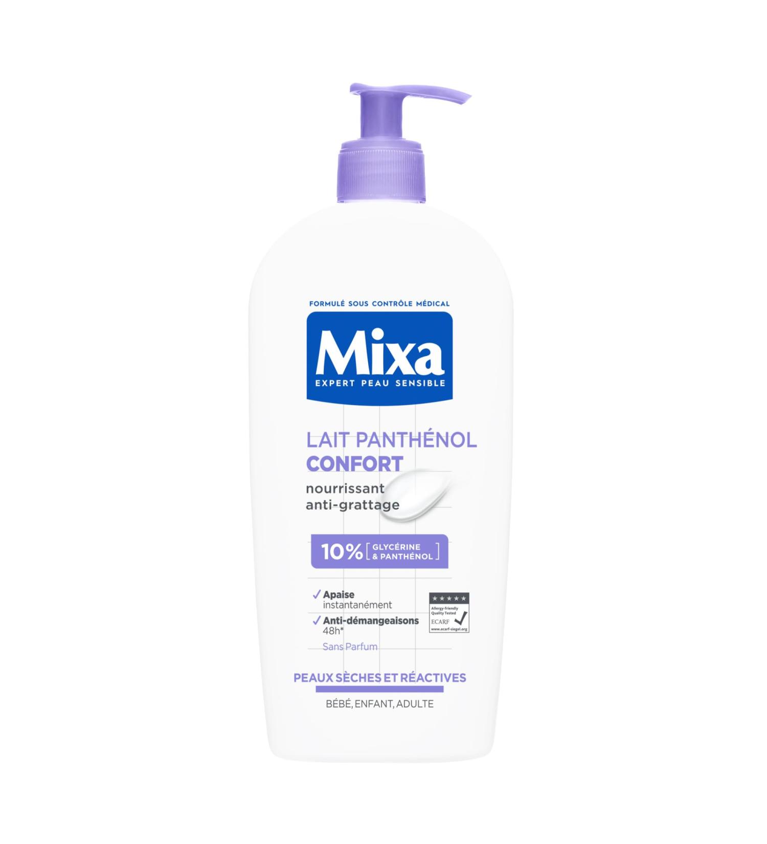 Mixa - Panthenol Comfort Milk - 400 ml - Pack of 6 - Buy Online on GoSupps.com