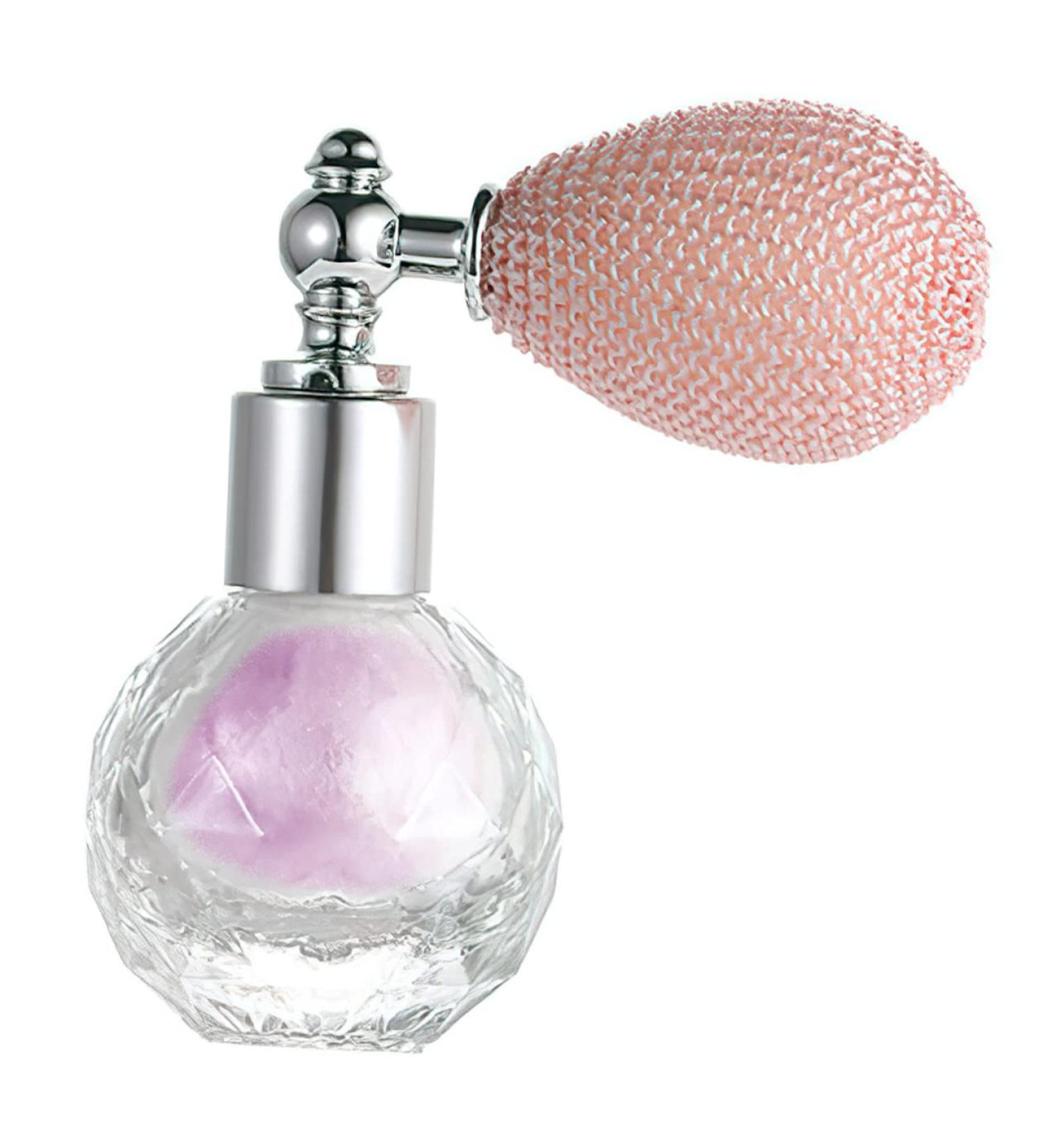 POPETPOP High Gloss Dusting Glitter Hair Spray for Hair Body Powder Women Body Glitter Miss Highlighter Flash 7.5x7cm Purple - Buy Online on GoSupps.com