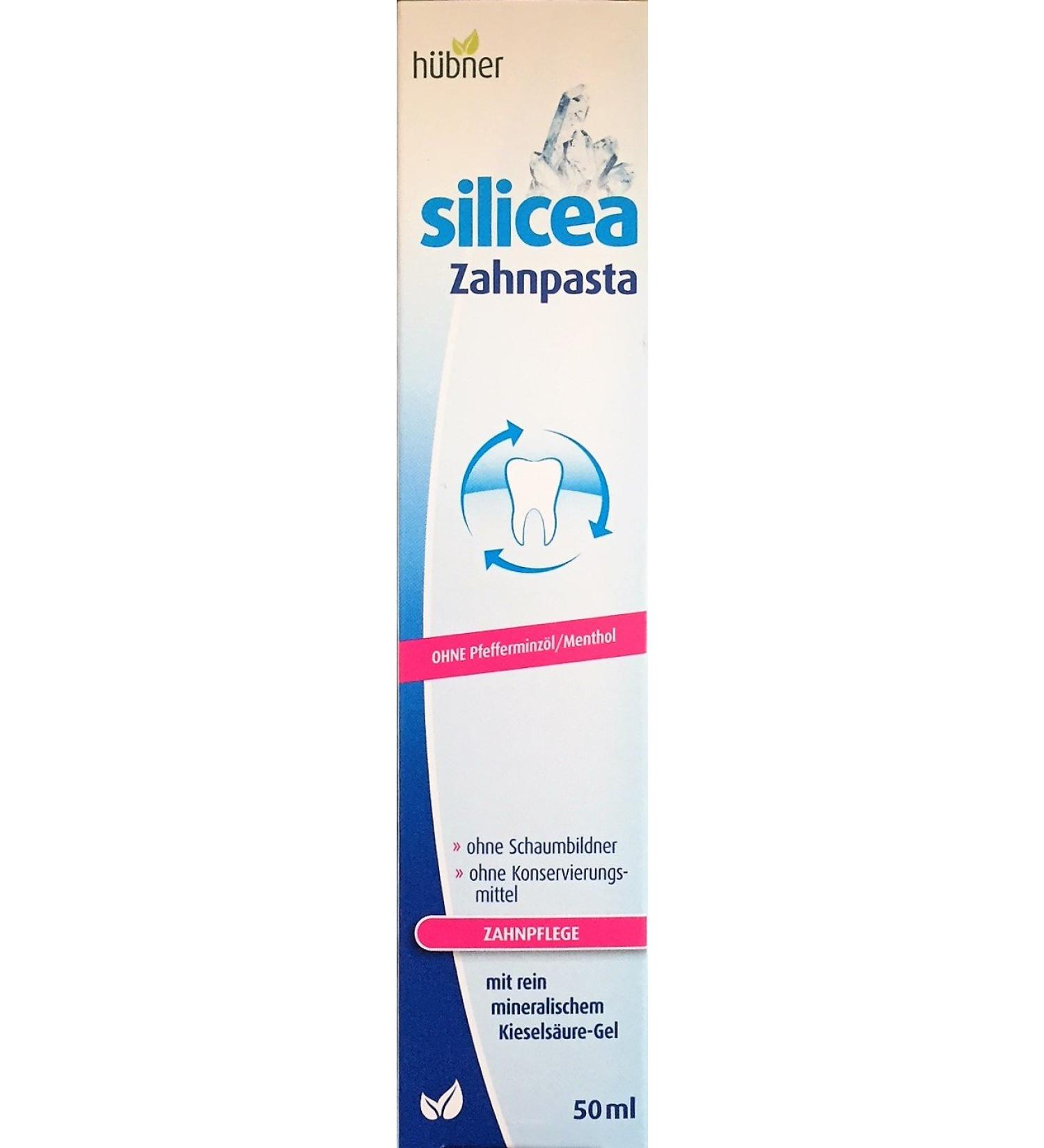 H bner Silicea Toothpaste without peppermint oil 2 x 50 ml double pack - Buy Online on GoSupps.com