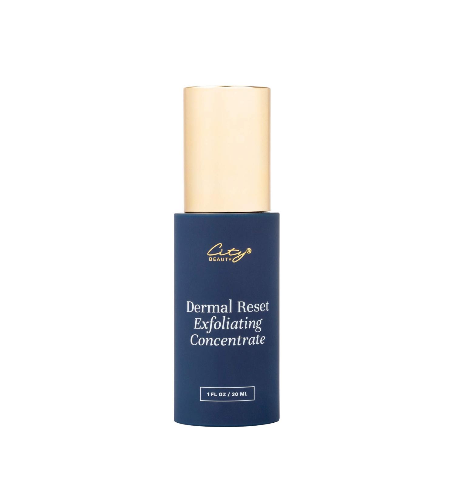City Beauty Dermal Reset Exfoliating Concentrate - AHA Lactic Acid Facial Exfoliant for Wrinkles & Pores - Anti-Aging Cruelty-Free Skin Care Ship Internationally - Buy Online on GoSupps.com