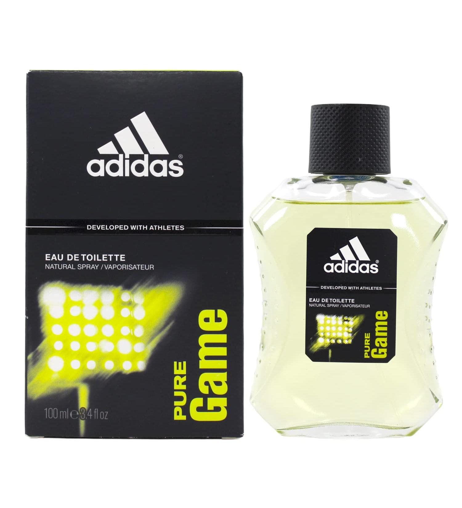 adidas Pure Game Eau De Toilette Spray 3.4 oz 3.4 Fl Oz (Pack of 1) - Buy Online on GoSupps.com