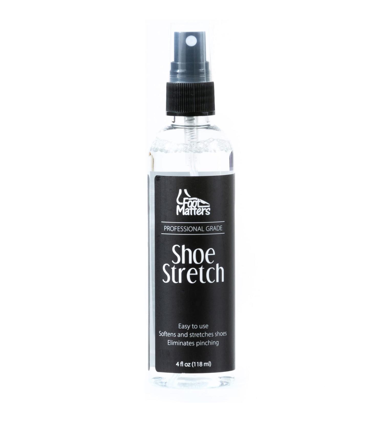 FootMatters Professional Boot & Shoe Stretch Spray 4 oz - Leather, Suede, Nubuck, Canvas Softener & Stretcher - 1 Bottle - Buy Online on GoSupps.com