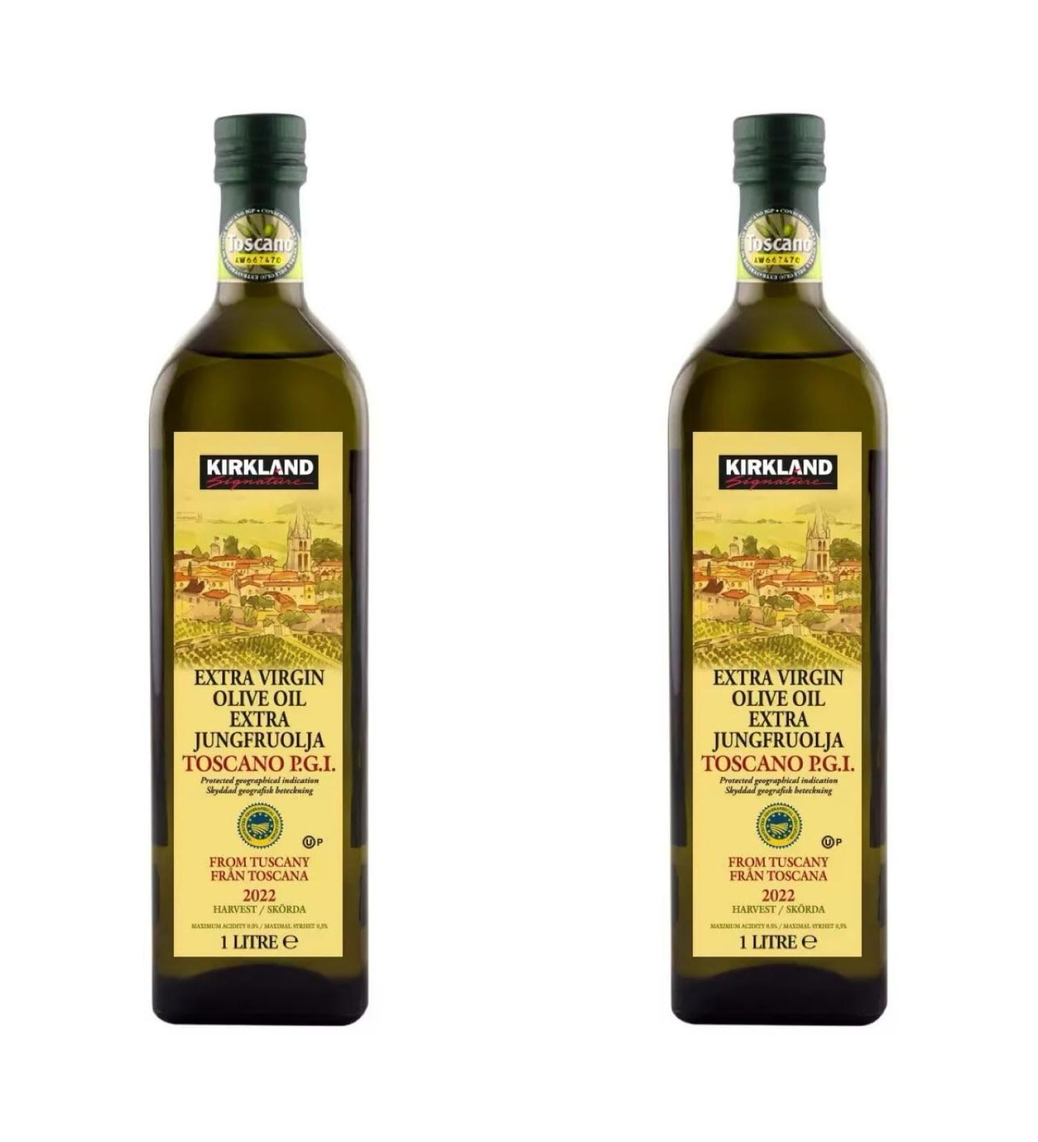 RKBROTHERS Kirkland Signature Toscano Extra Virgin Olive Oil 1L (Pack of 2) - Buy Online on GoSupps.com