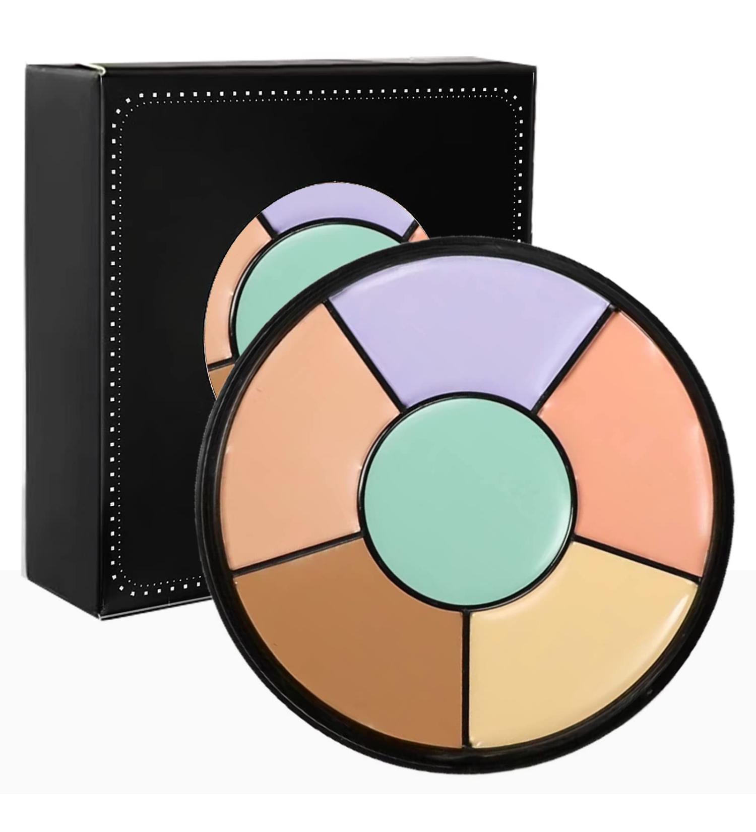 6 in 1 Color Corrector Palette for Dark Circles & Redness - Full Coverage Concealer Kit - Buy Online on GoSupps.com