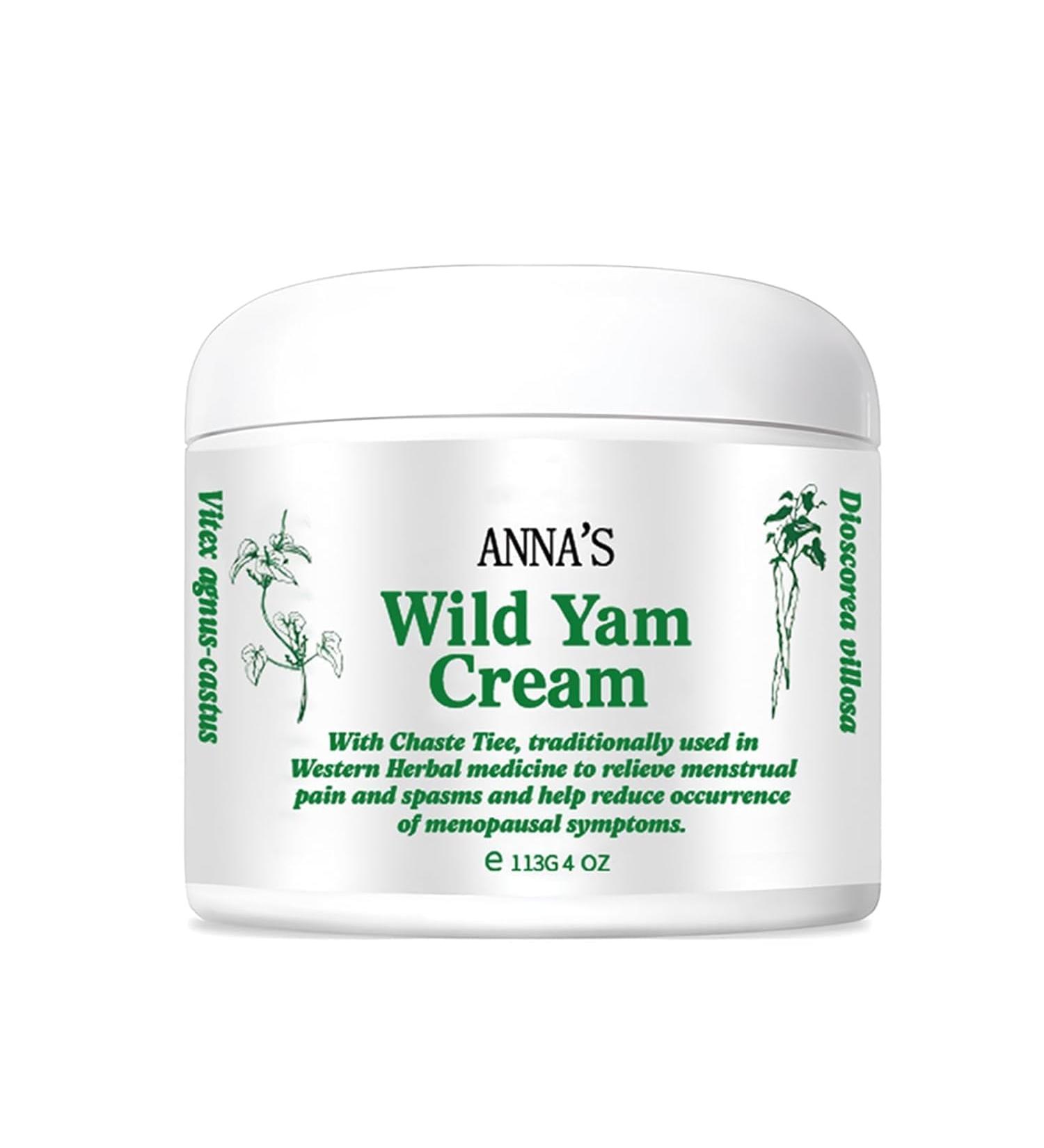 Anna's Organic Wild Yam Cream Wild Yam Cream Body Moisturizer for All Skin Types - Buy Online on GoSupps.com