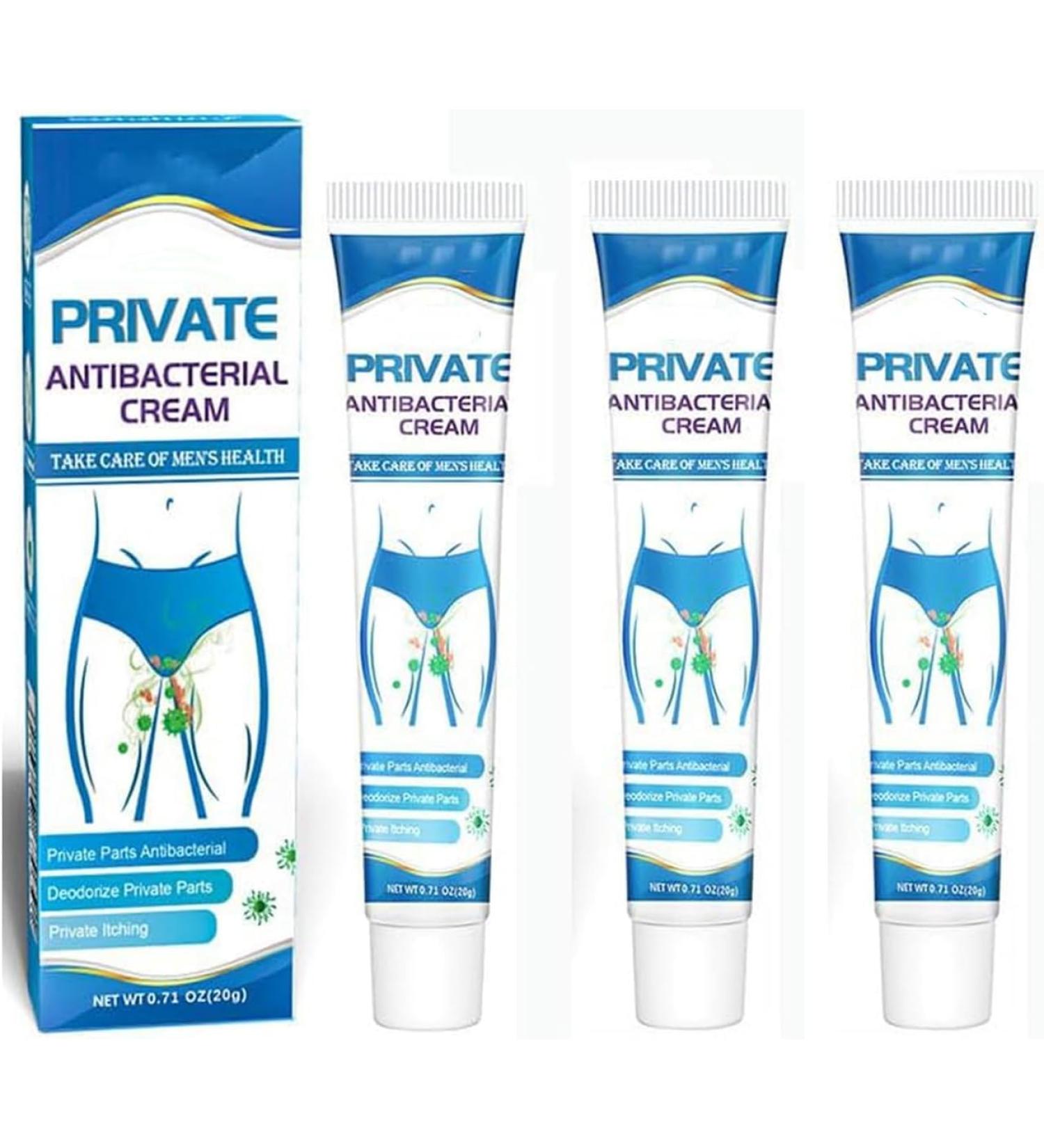 DermXpert Jock Itch Treatment Cream 2024 New Private Antibacterial Cream 20g Anti-Itch Skin Ointment (3 Pcs) - Buy Online on GoSupps.com