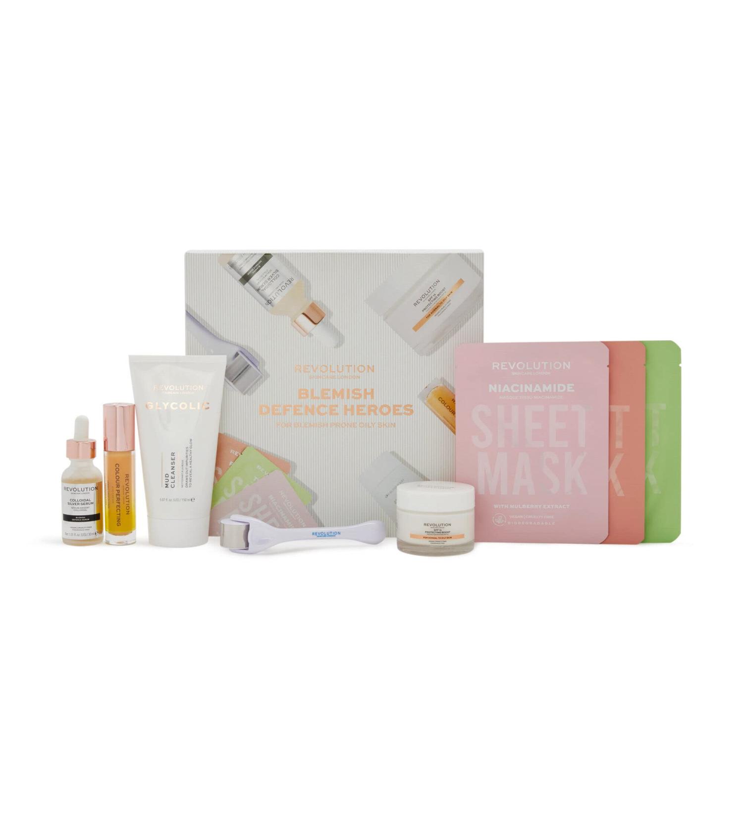 Revolution Skincare London, Blemish Defence Heroes Pack of 6 for blemish prone skin 840g