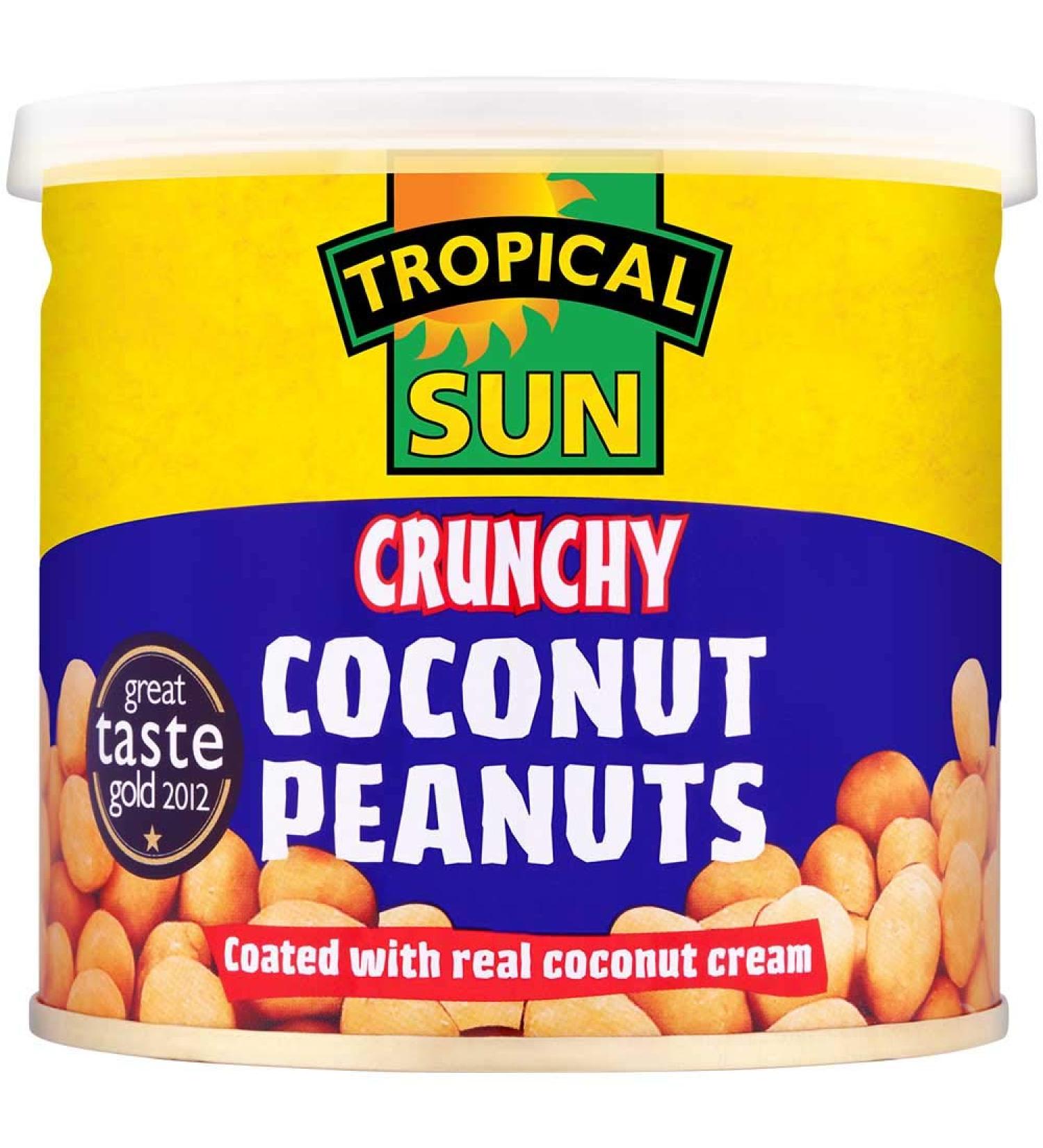 Tropical Sun Crunchy Coconut Peanuts 165g