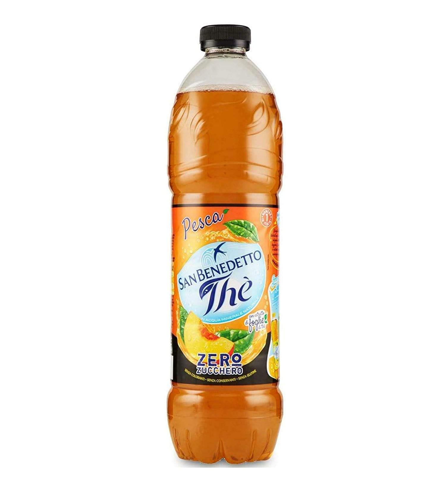 San Benedetto San Benedetto Pesca Sugar Free Iced Tea Bags 1.5 Litre (Pack of 6)