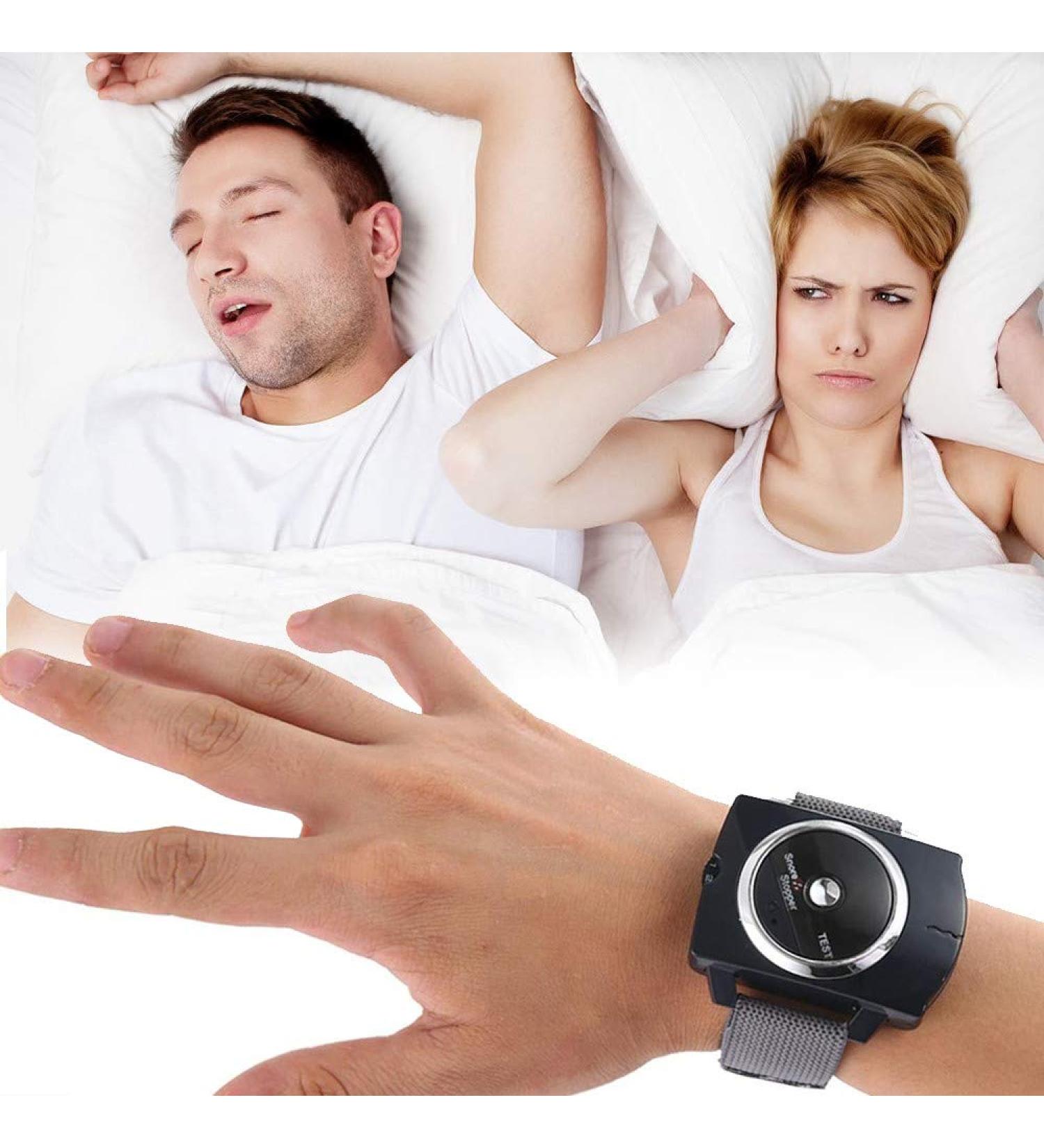 Stop Snoring with MQSS Sleep Connection Anti-Snoring Bracelet - Wristband Sleep Aid Biosensor Patch - 1PCS - Buy Online on GoSupps.com
