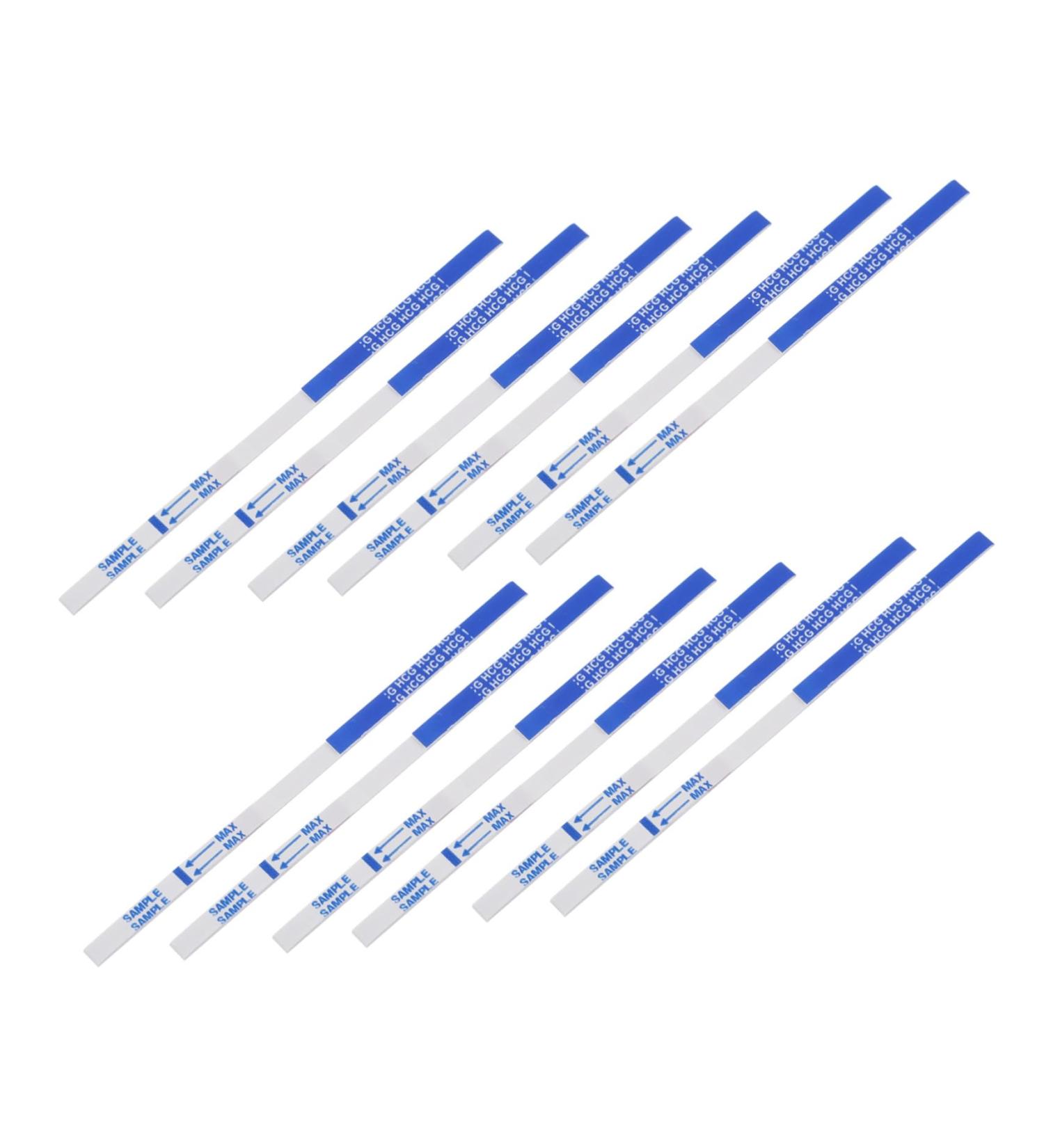 Buy 25 High Precision Pregnancy Test Strips - Accurate Detection Tool for Early Pregnancy Confirmation - International Shipping Available - Buy Online on GoSupps.com