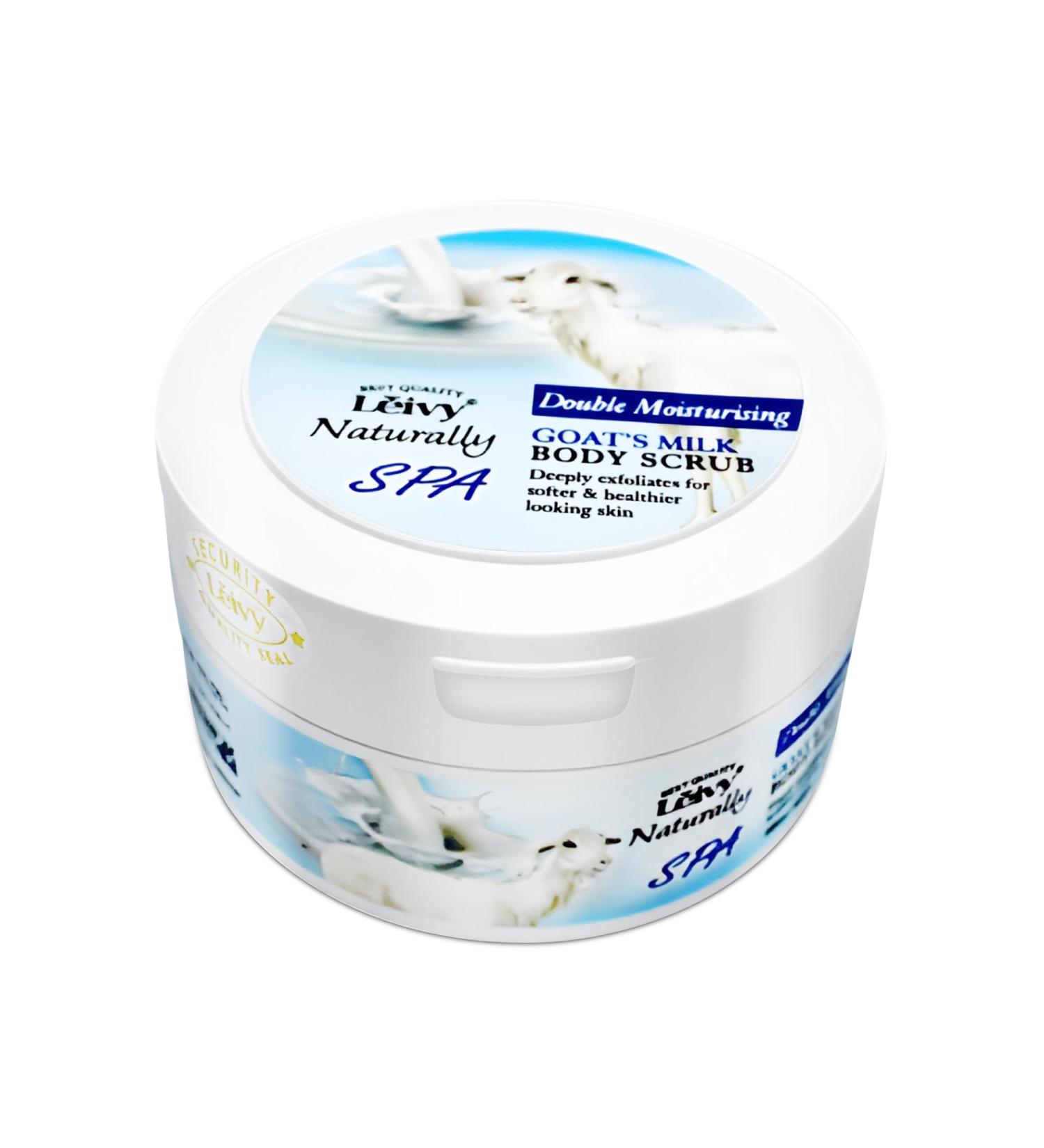 L ivy Goat Milk Body Scrub Exfoliating & Hydrating for Dry Skin Smoothing & Moisturizing with Hydrolyzed Milk Protein & Mulberry Root Extract 8.8 oz Floral Scented 8.8 Ounce (Pack of 1) - Buy Online on GoSupps.com