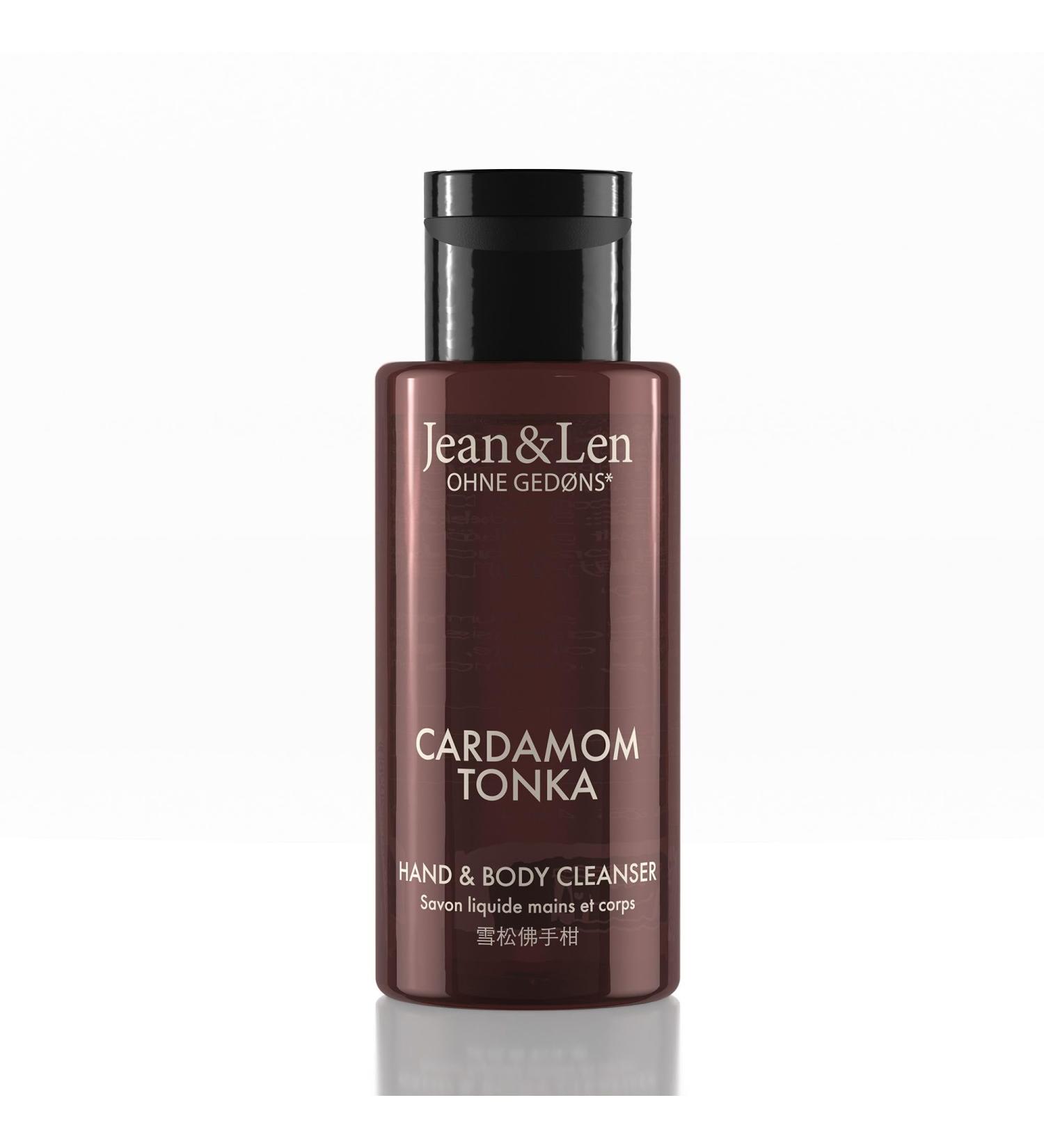 Jean Len Jean & Len Mini Hand & Body Cleanser Cardamom & Tonka for a Scented Cleansing Experience Body & Hand Soap in a High Quality Bottle Ideal for Travel Exotic Spicy Fragrance Vegan 50 ml - Buy Online on GoSupps.com