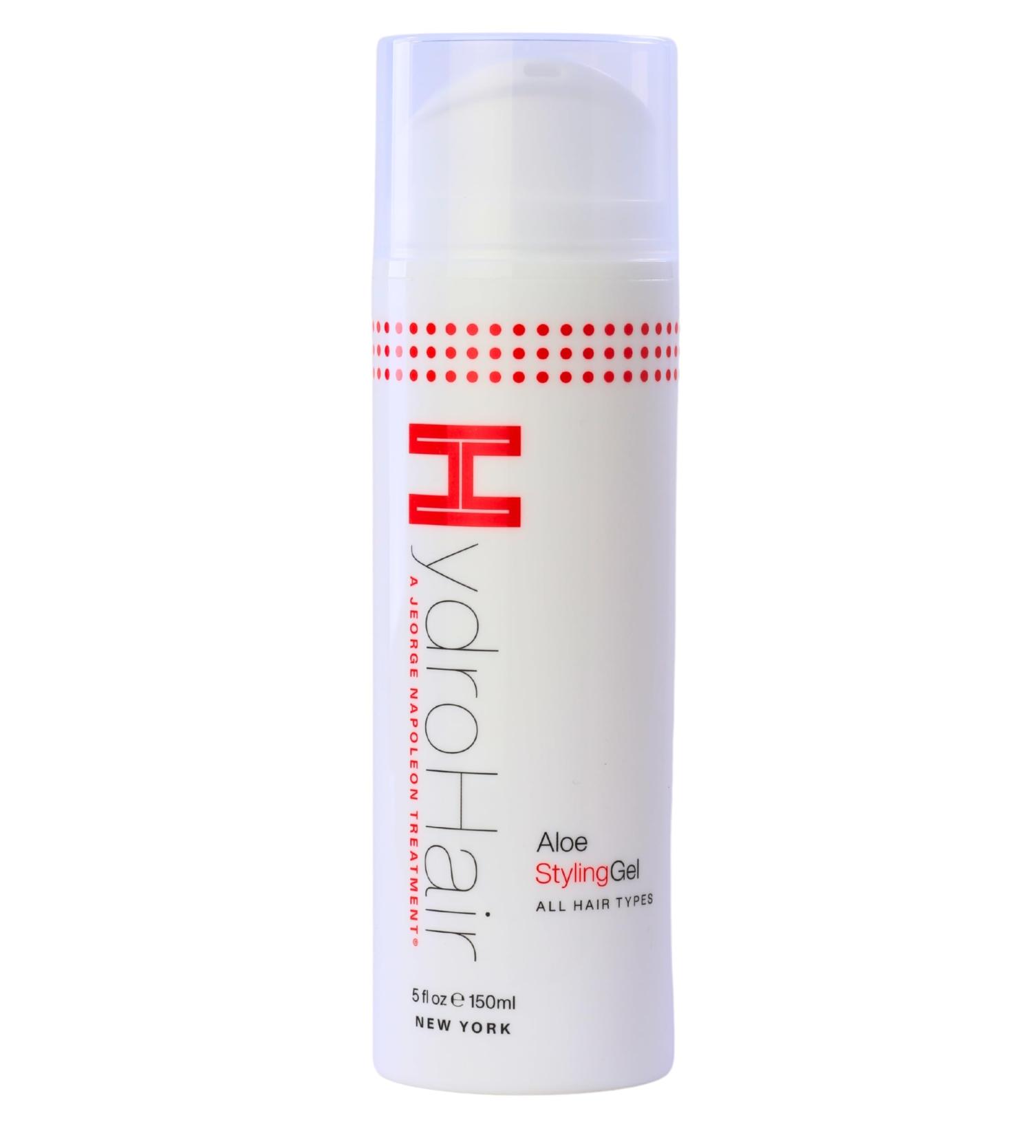 HydroGel Organic Aloe Vera Styling Gel | Long-lasting Hold & Hair Repair | All Natural Ingredients for Volume & Shine | Controls Hair Loss - Suitable for All Hair Types - Buy Online on GoSupps.com