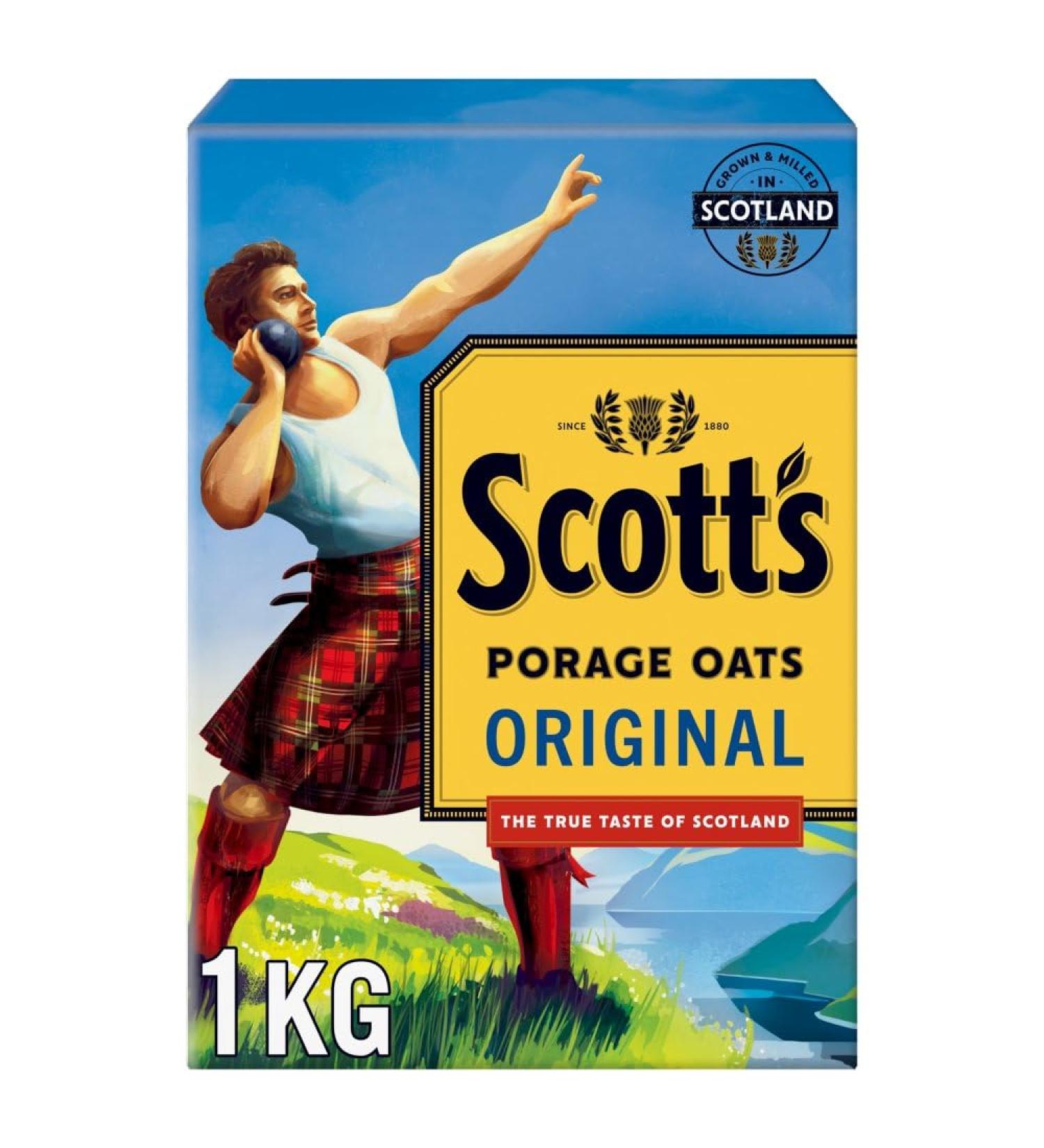 Porage Oats Oat flakes for oatmeal porridge for porridge 1000 g imported by Shestore24 - Buy Online on GoSupps.com