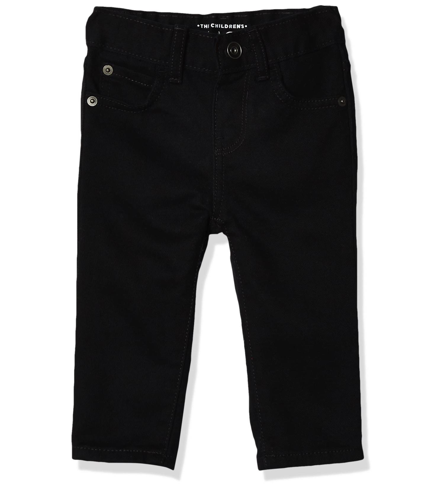 Children's Place Boys Stretch Straight Jeans - Size 4, Black Wash | Shop Now - Buy Online on GoSupps.com