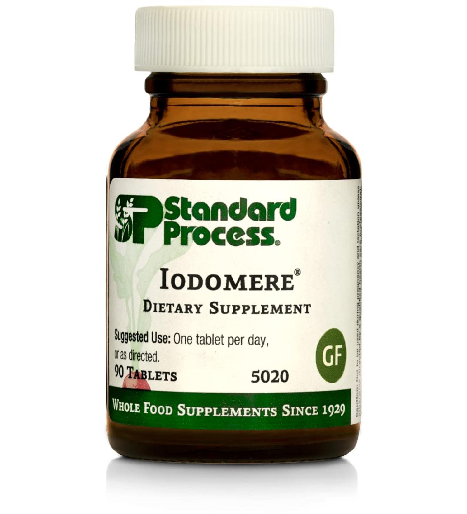 Standard Process Iodomere - Whole Food Thyroid Support with Organic Ingredients - 90 Tablets - Buy Online on GoSupps.com