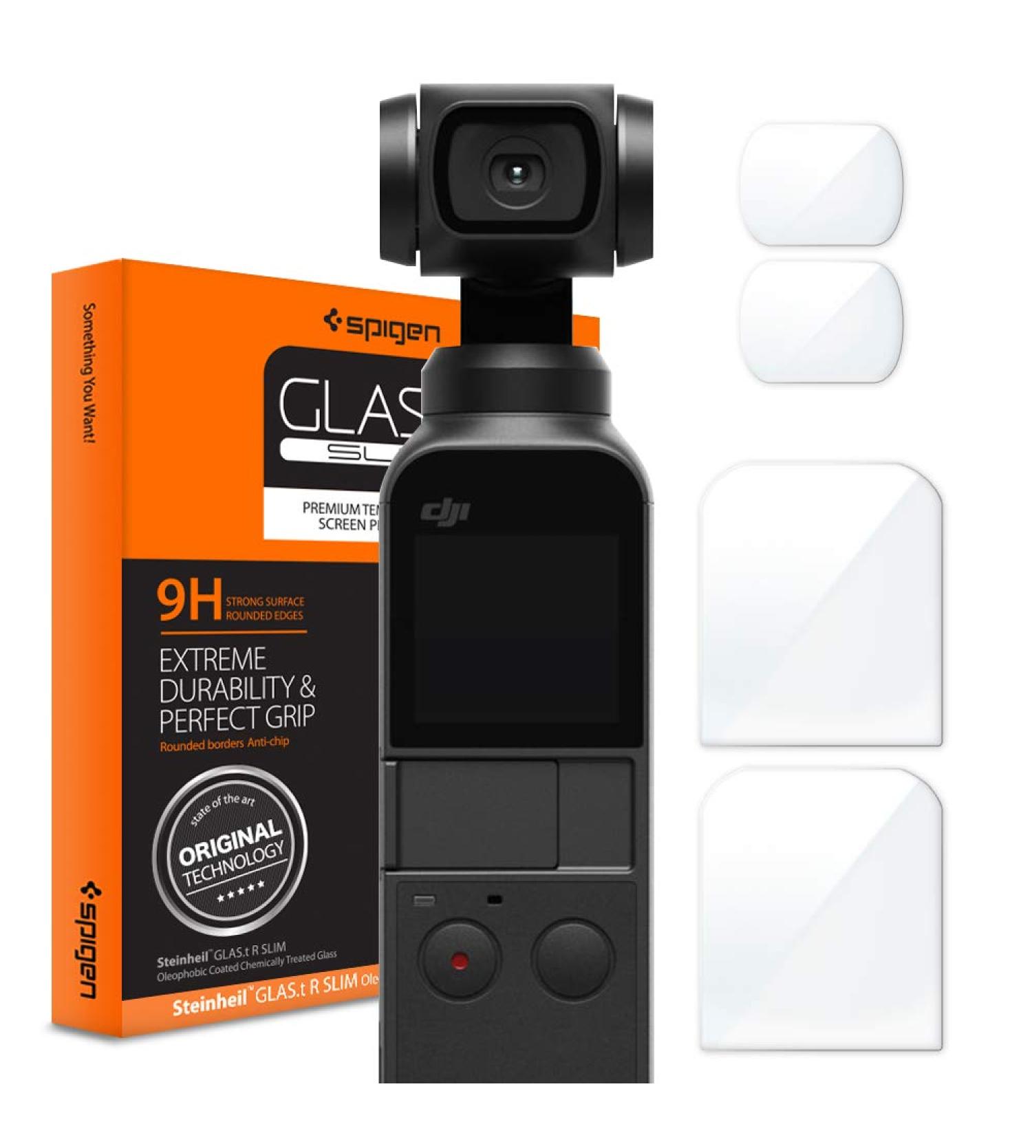Spigen Tempered Glass Screen Protector for DJI Osmo Pocket 2/1 - GlasTR Slim - Buy Online on GoSupps.com