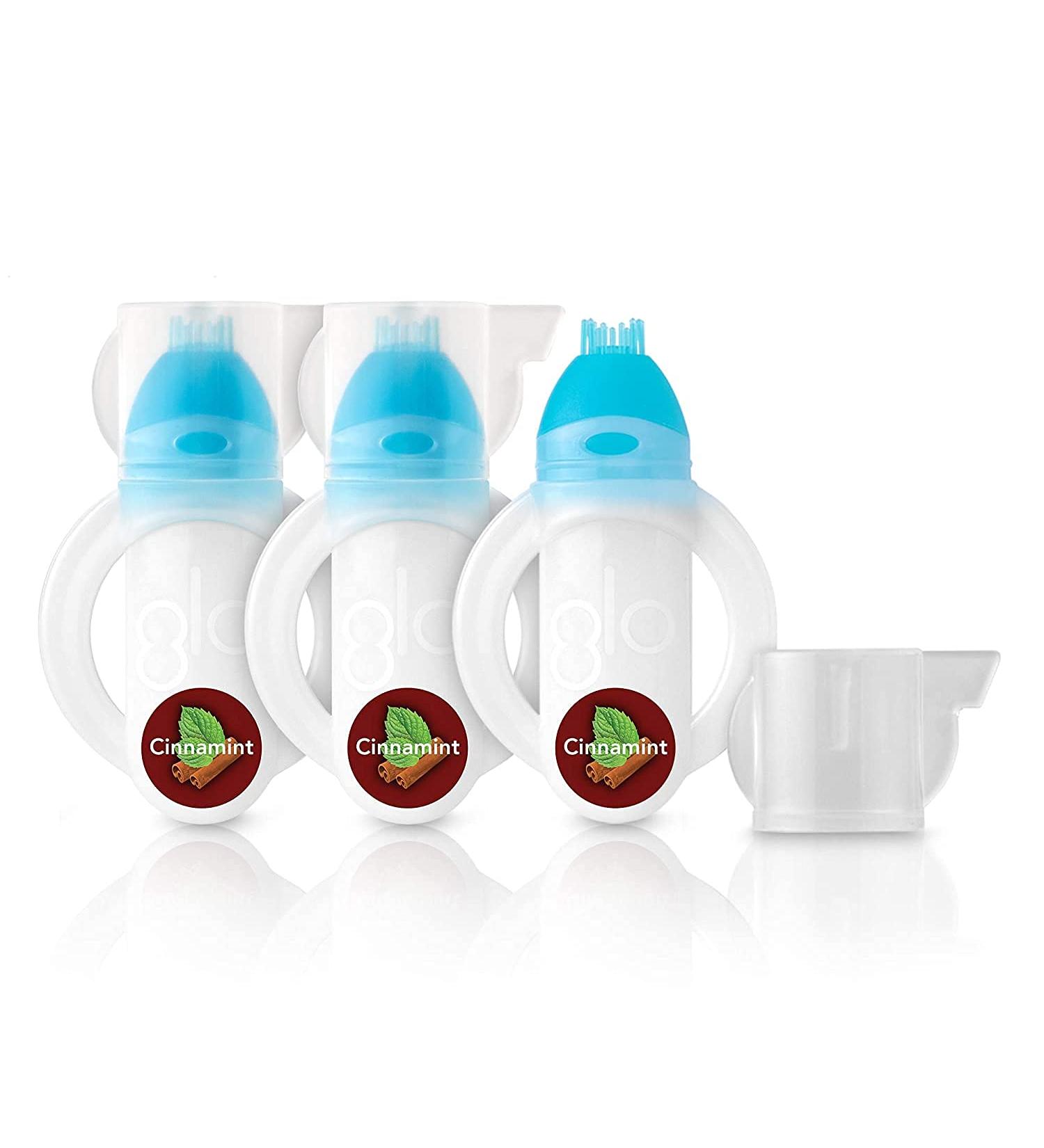 GLO Science GLO Brilliant 3 Pack Teeth Whitening Gel Treatment Kit - Fast, Pain-Free, Long Lasting Results - Cinnamint - Buy Online on GoSupps.com