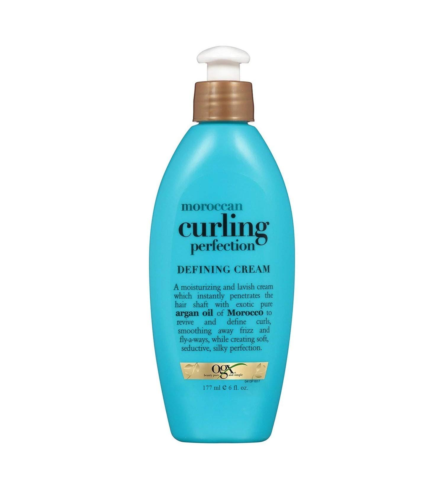 Organix Moroccan Curling Perfection Defining Cream 6oz - For Defined and Bouncy Curls - Buy Online on GoSupps.com