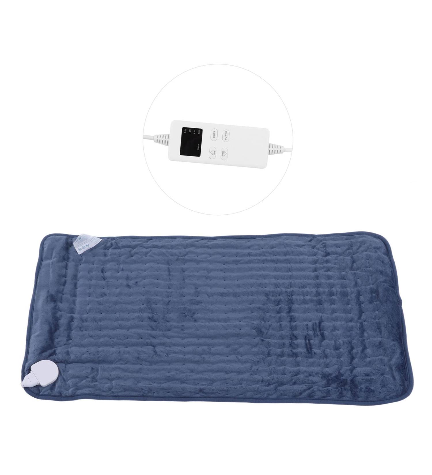 HEEPDD Heating Pad - 6 Heat Levels for Pain Relief LED Light EU Plug 220V Blue | Fast International Shipping - Buy Online on GoSupps.com