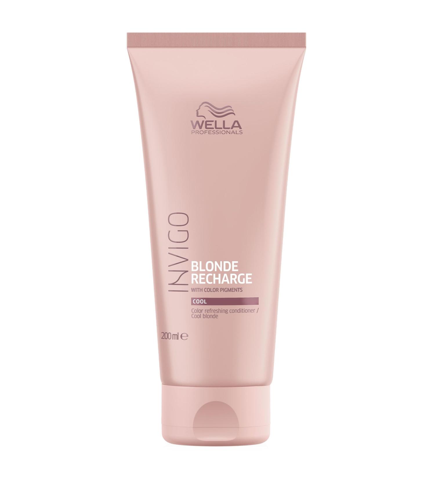 Shop Wella Invigo Blonde Recharge Conditioner - Cool Blonde 200ml | Odourless | International Shipping Available - Buy Online on GoSupps.com