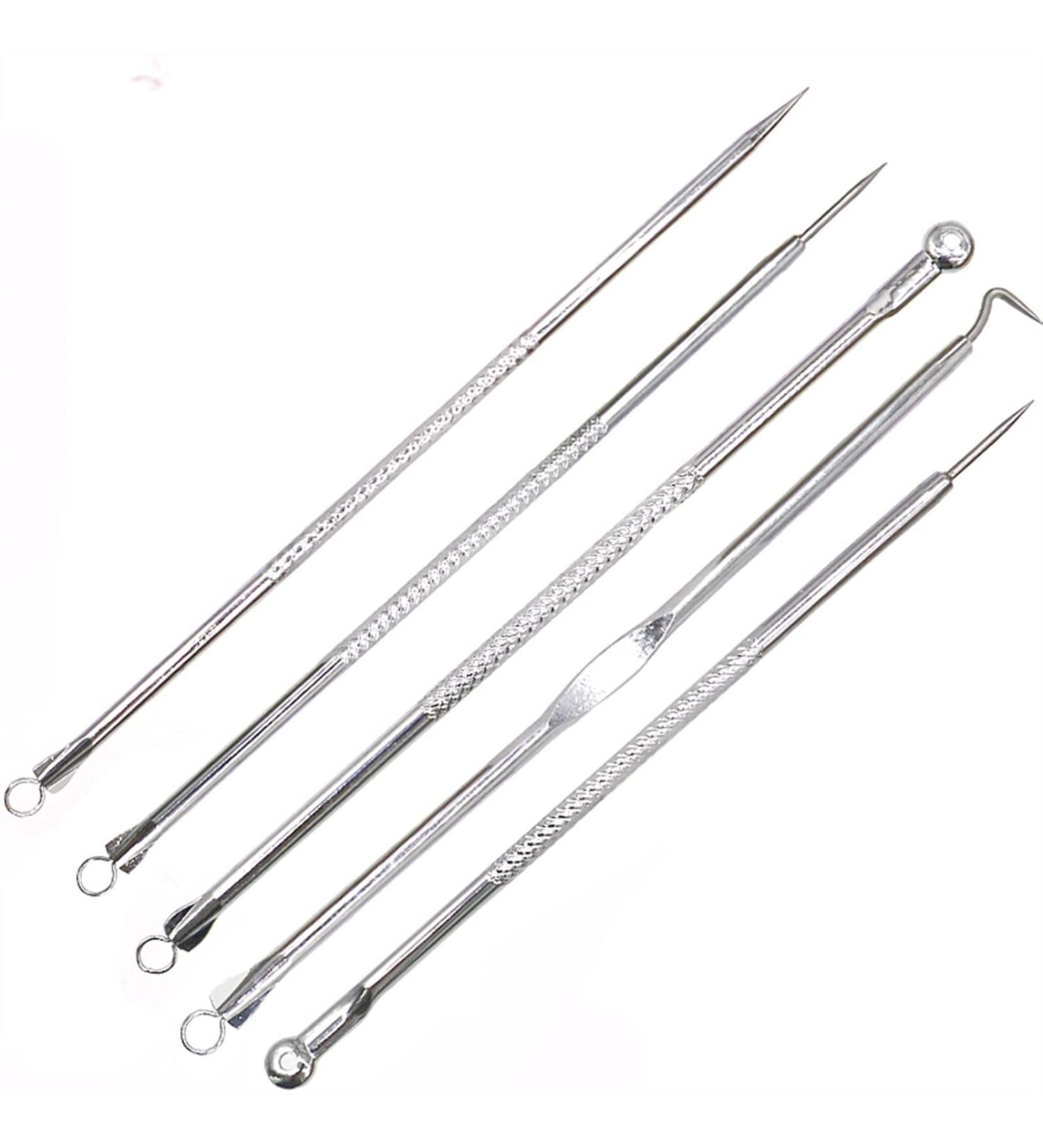 Acne Needle Pimple Blackhead Remover Tool Needles for Squeezing Tools Spoon for Face Cleaning Comedone Extractor Pore Cleaner (Color : Style 3) - Buy Online on GoSupps.com