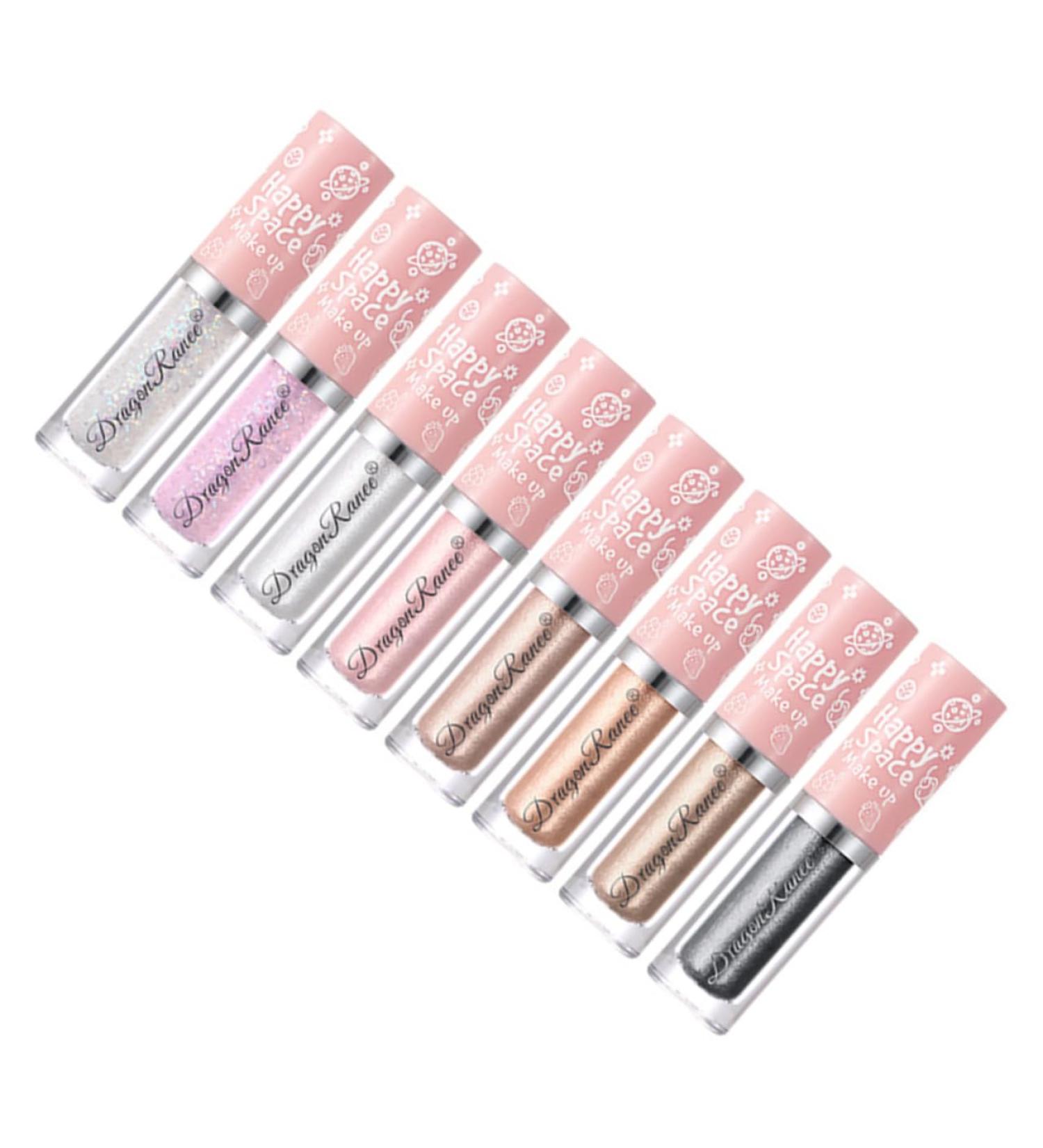 DRESSOOS 8pcs Eye Shadow Eye Highlight Eyeshadow Women Eyeshadow Cosmetics Tools Bling Eyeshadow Women Makeup Tools Women Glitter Eyeshadow Sparkly Eyeshadow Glitter Liquid Eyeshadow - Buy Online on GoSupps.com
