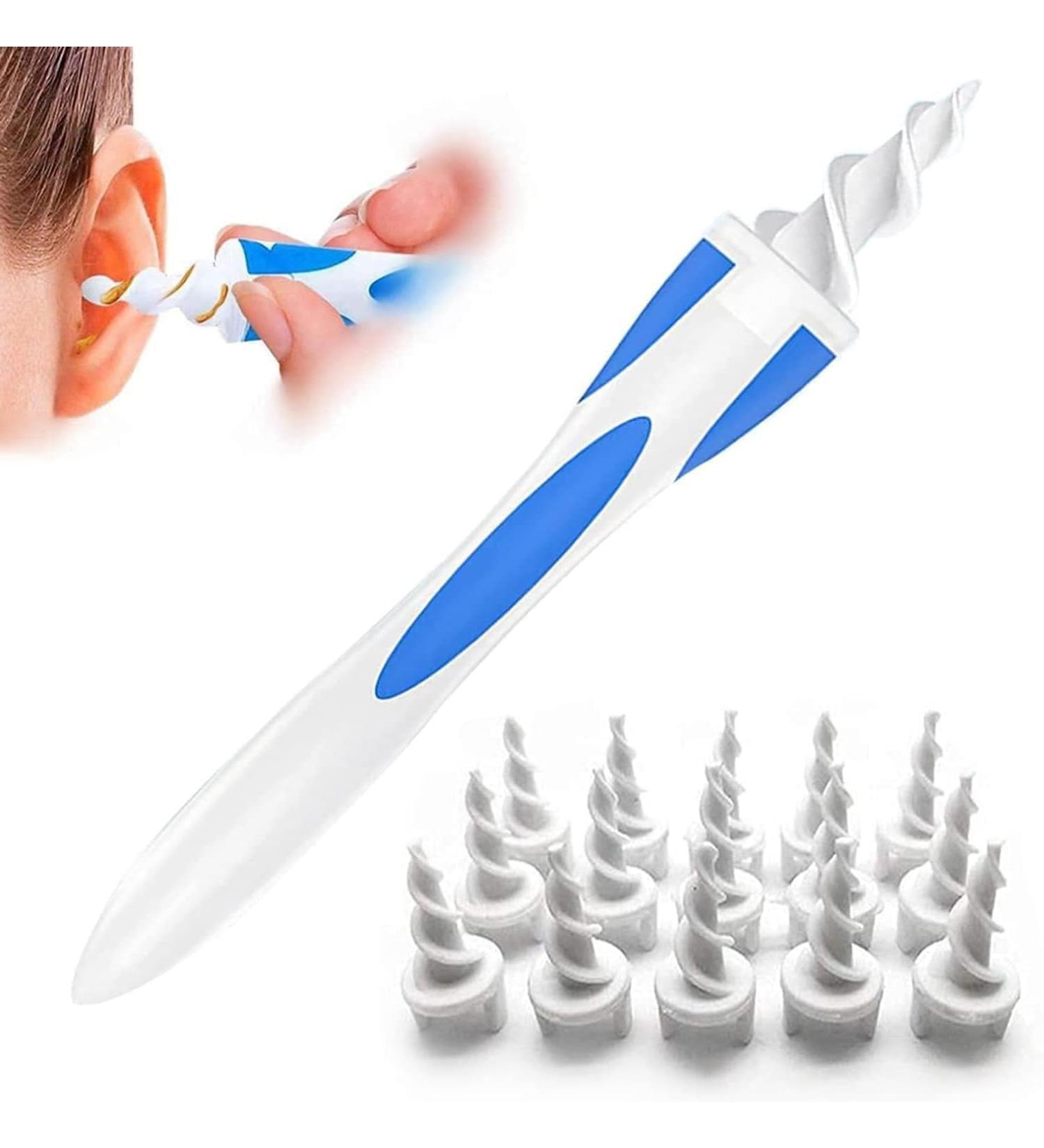 Professional Ear Wax Removal Kit - Reusable Ear Cleaner with 16 Soft Silicone Tips for Effective Ear Care - Buy Online on GoSupps.com