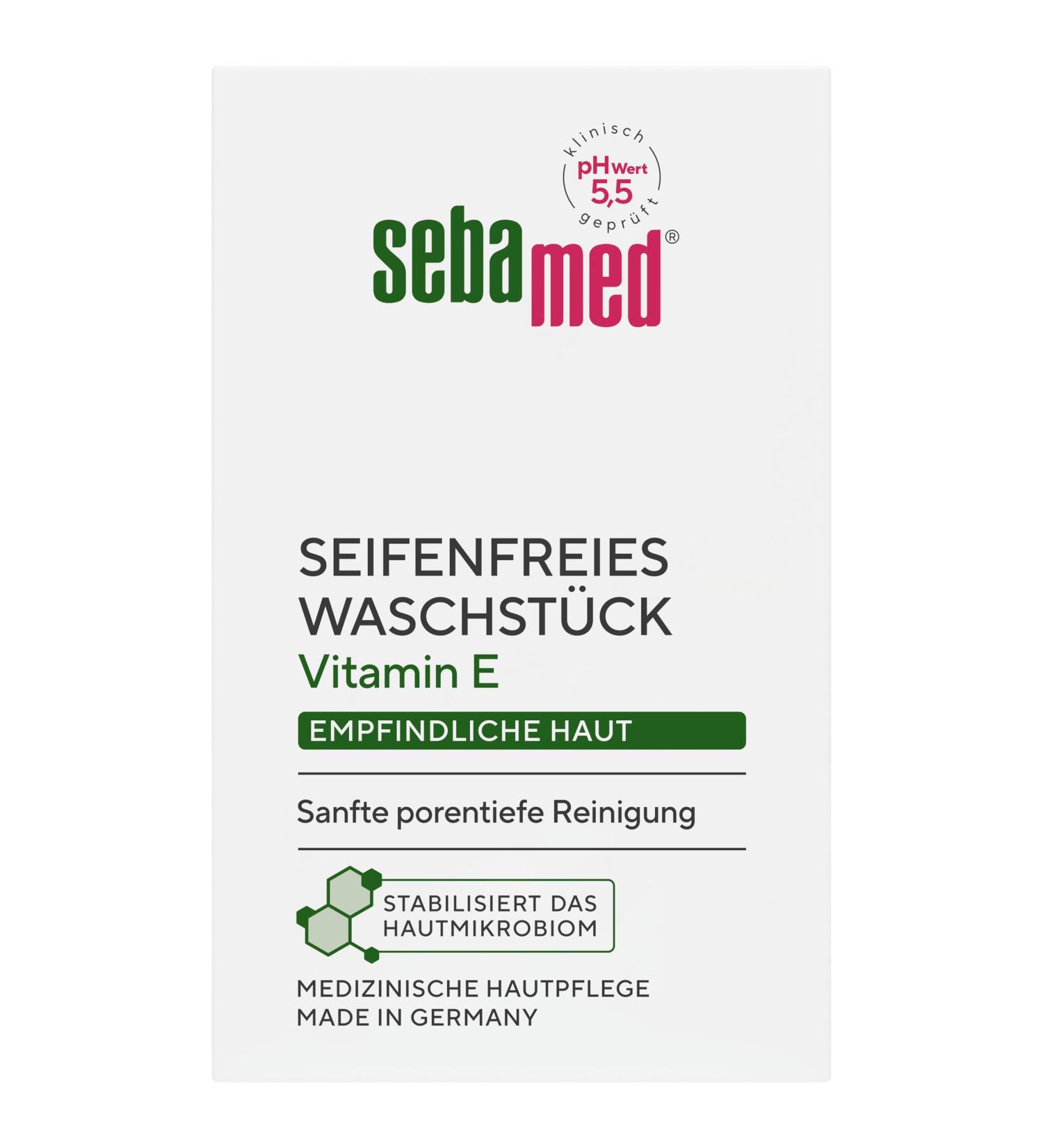  SEBAMED Sebamed 50g Soap-Free Cleanser convenient travel size with vitamin E for soap-free cleansing of sensitive skin suitable for hand and body cleansing. - Buy Online on GoSupps.com