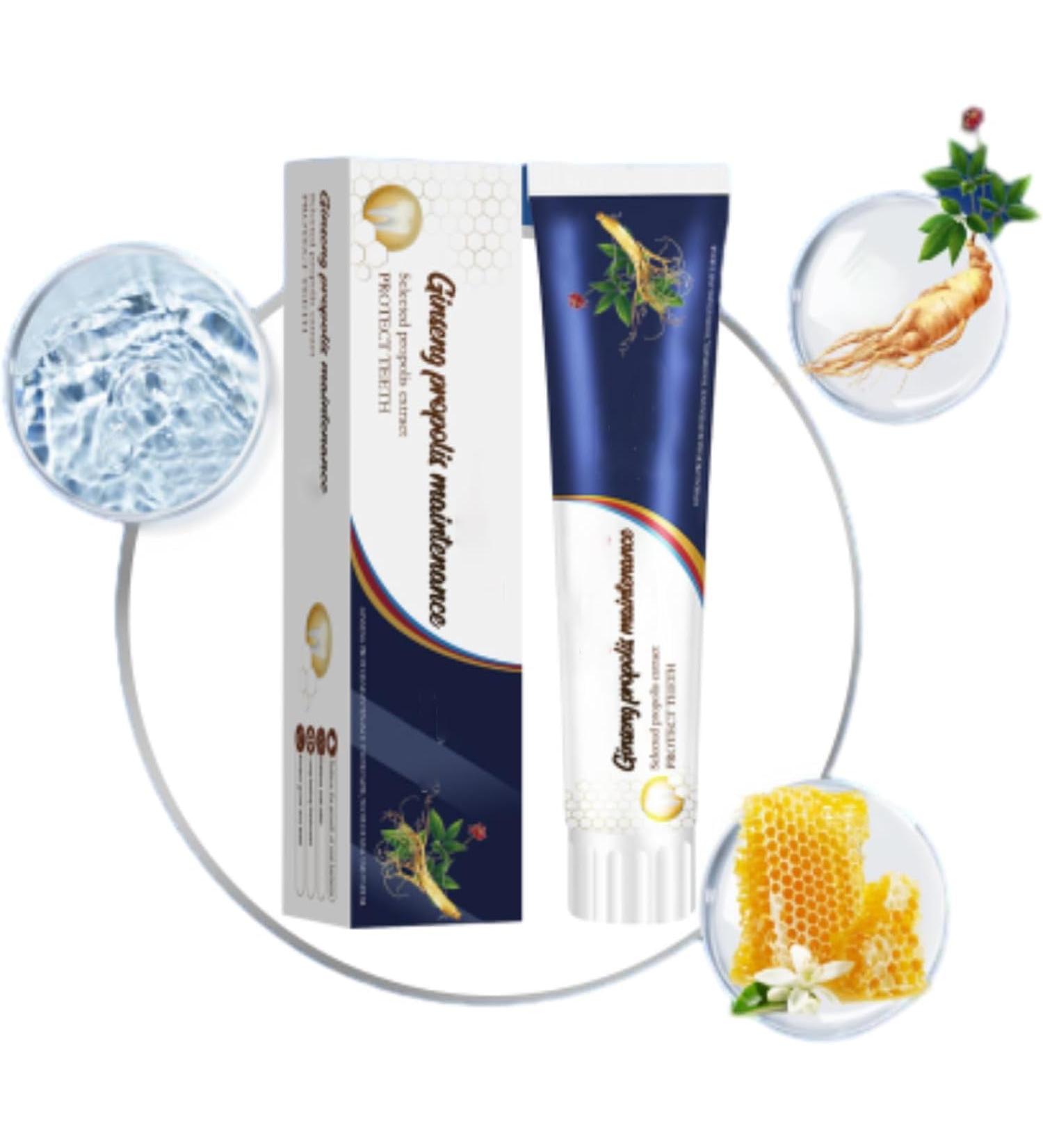 Ginseng Propolis Toothpaste for Teeth Whitening & Loose Teeth Care - 1 Pcs | International Shipping Available - Buy Online on GoSupps.com