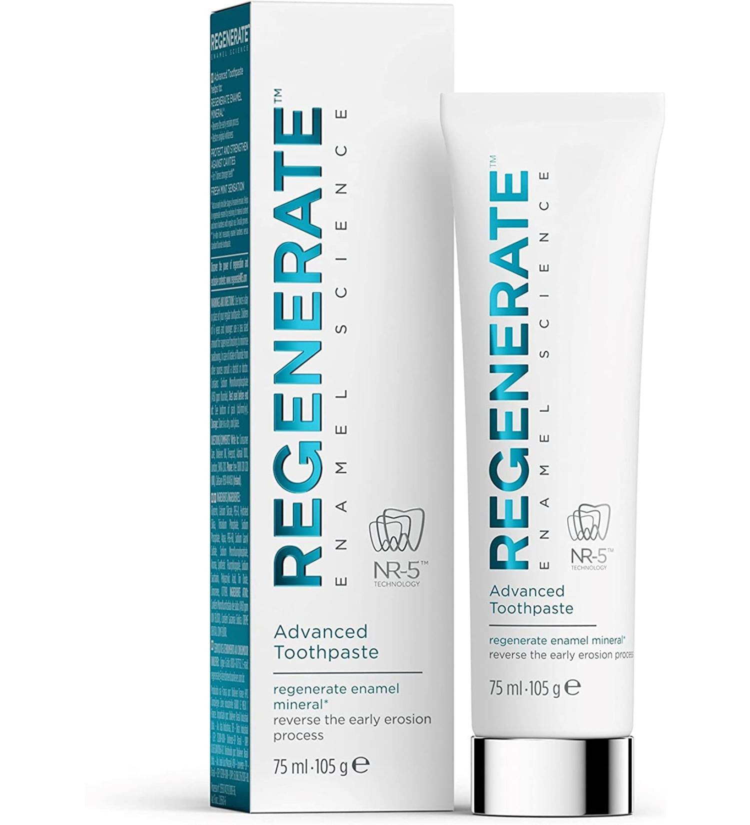 Regenerate Enamel Science Advanced Toothpaste - 75ml - Buy Online on GoSupps.com