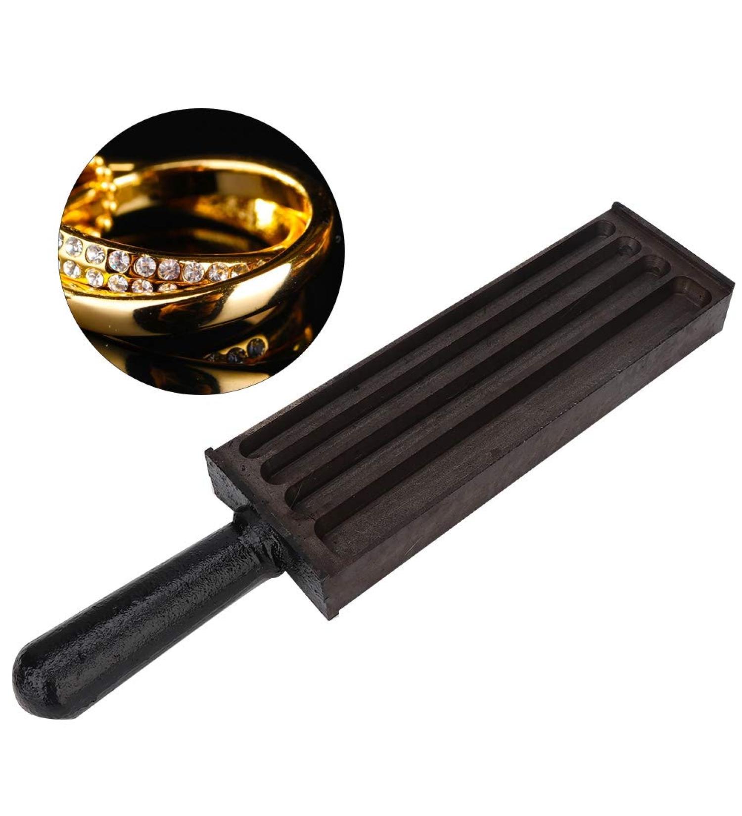 Ingot Mold for Gold, Silver, Copper, Aluminum, Brass | Metal Melting Crucibles and Moulds - Buy Online on GoSupps.com